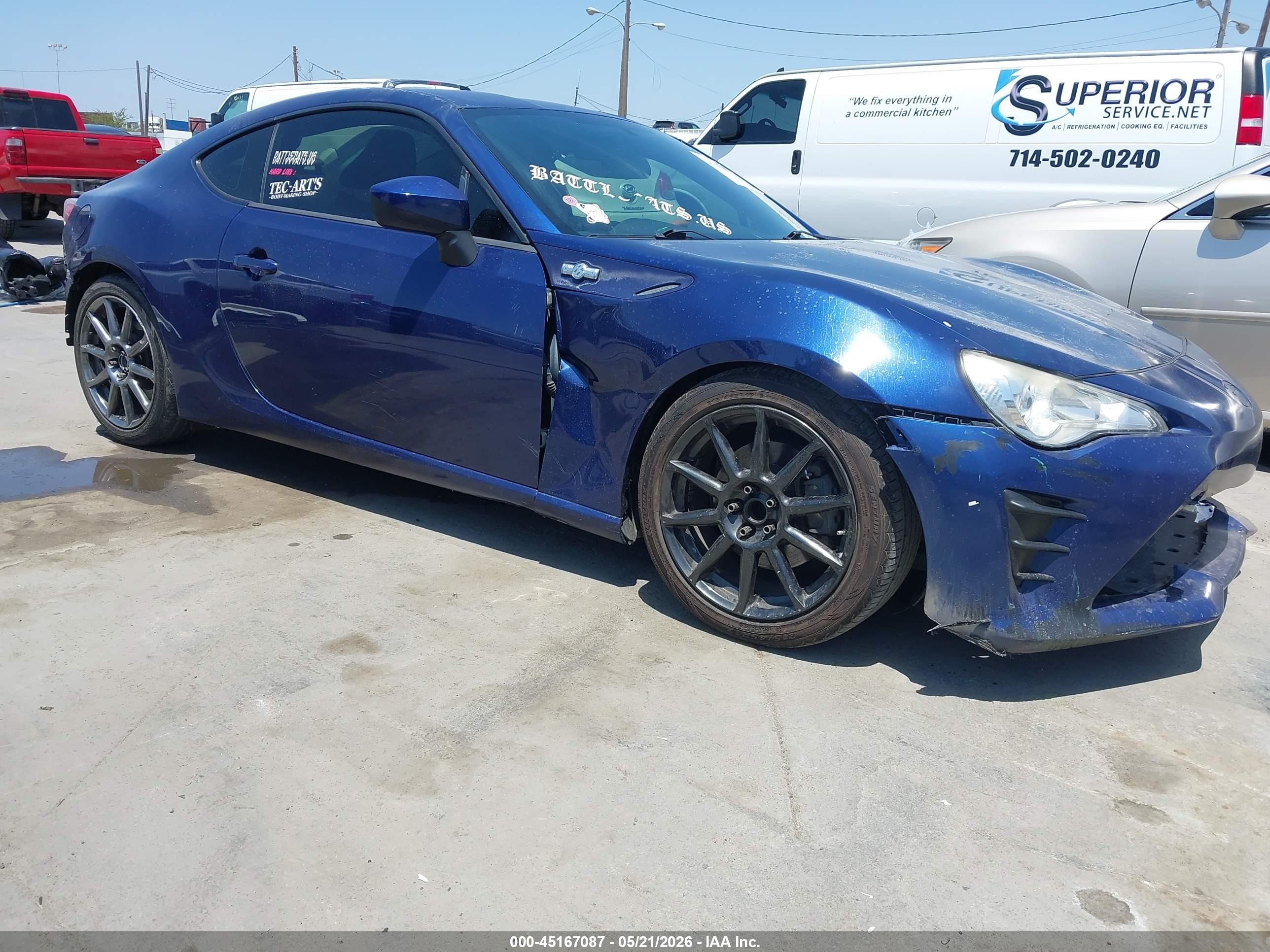 2016 Scion FR-S, VIN JF1ZNAA10G9702692 — All over
