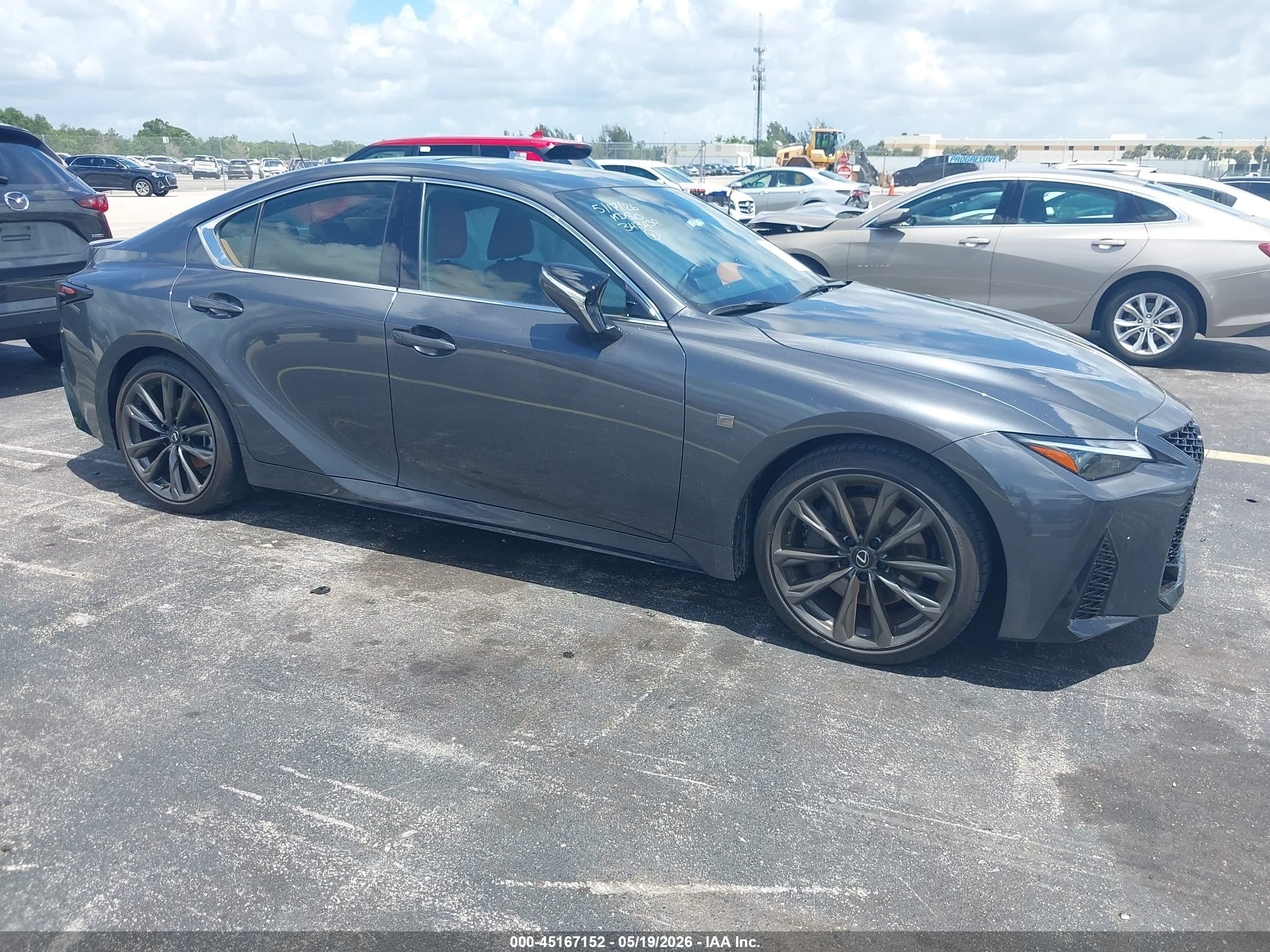 2025 Lexus IS 300 F Sport, VIN JTHBA1D24S5135879 — Side