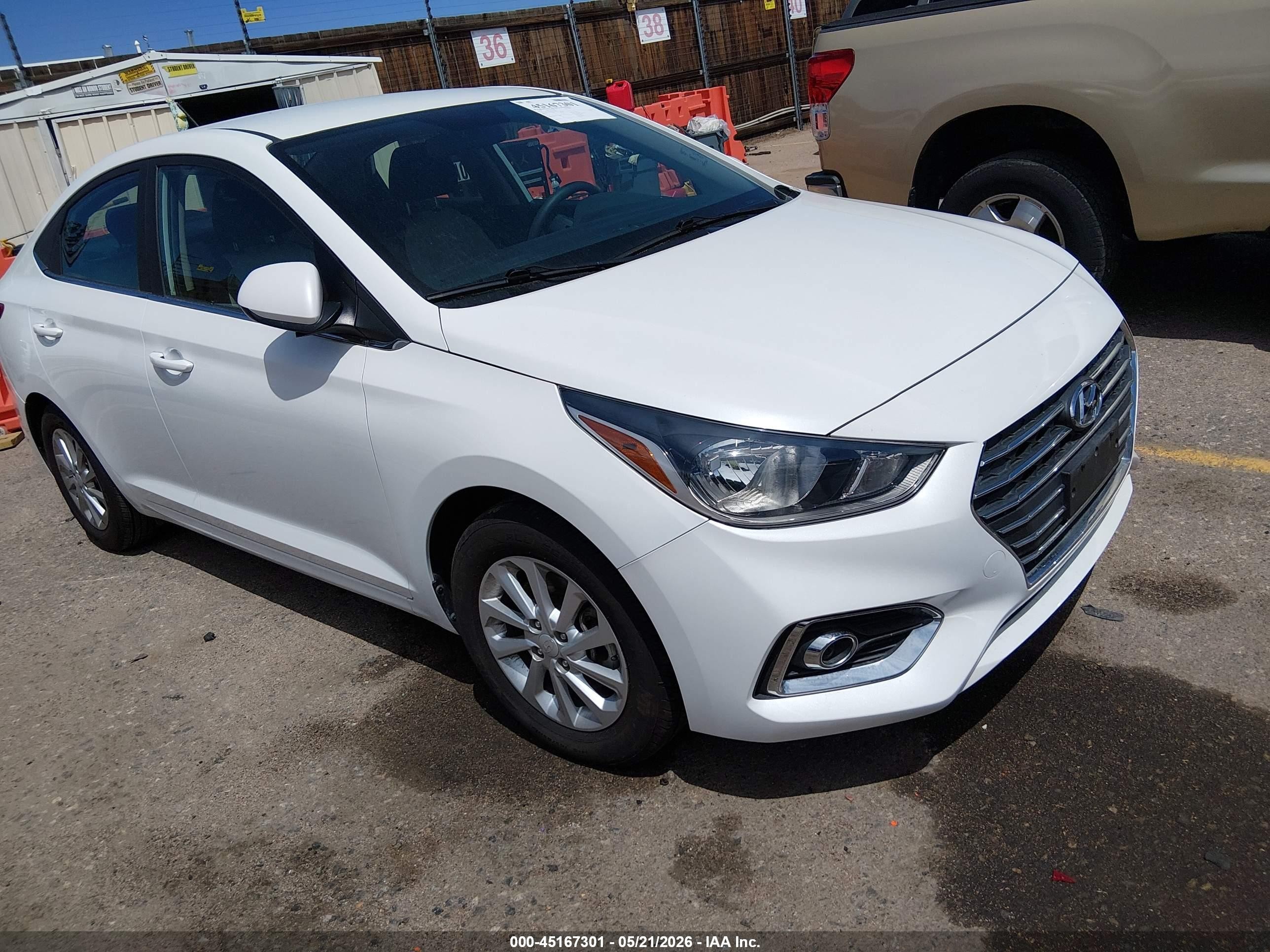 2022 Hyundai Accent SE, VIN 3KPC24A62NE176855 — Side