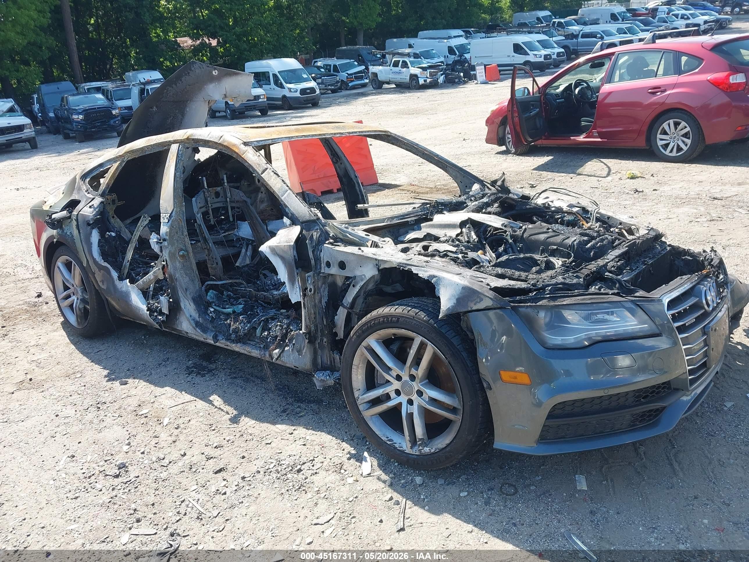 2014 Audi A7 Prestige, VIN WAU2GAFC5EN044045 — Burn