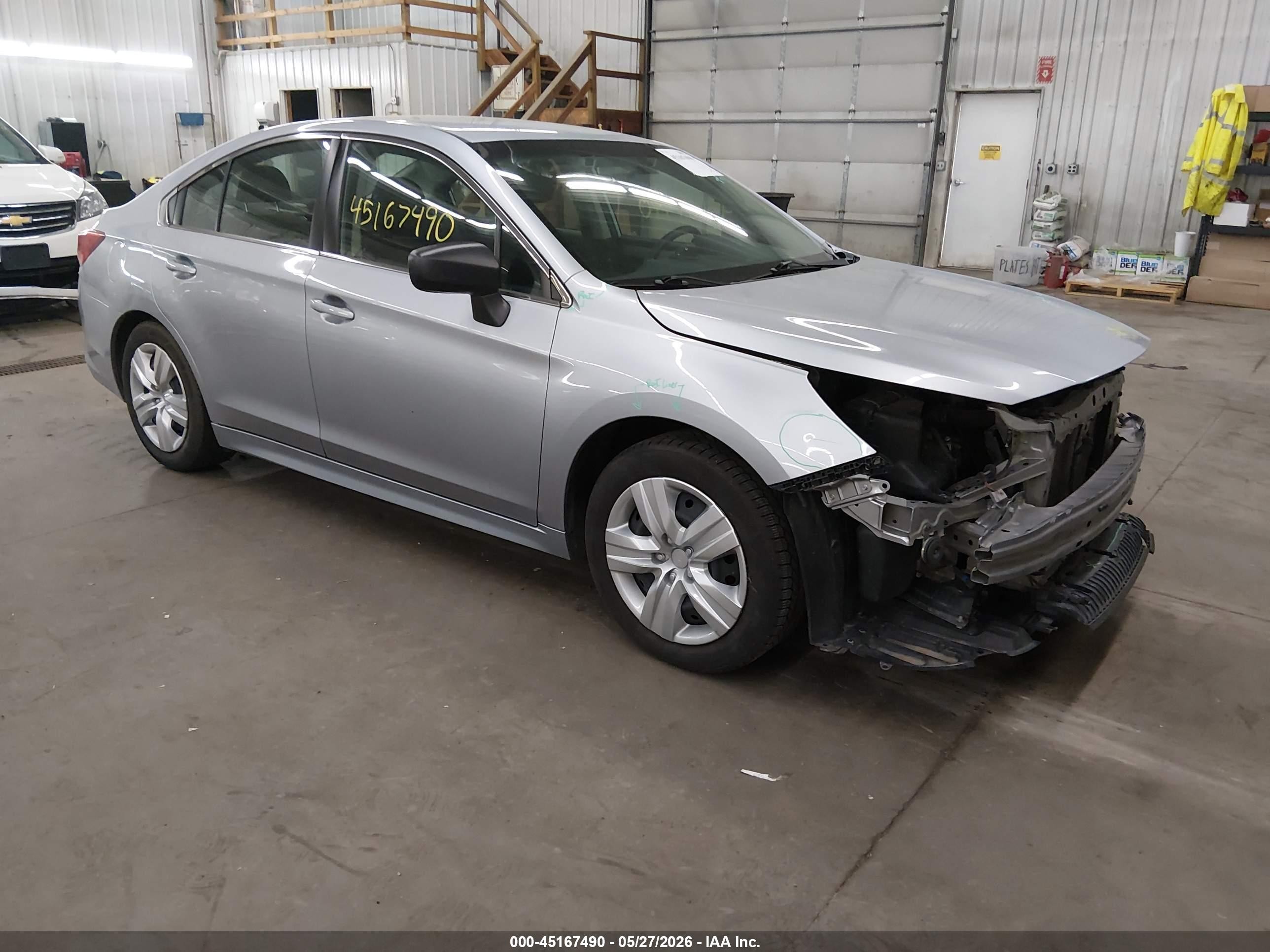 2019 Subaru Legacy, VIN 4S3BNAB61K3033530 — Front end