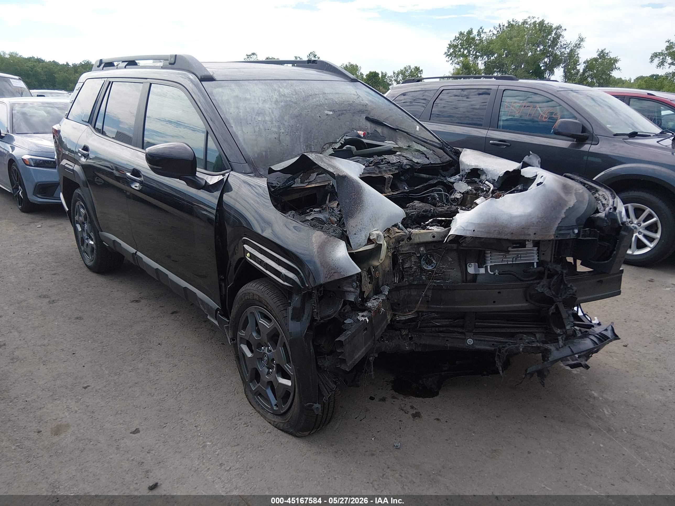 2026 Subaru Outback Premium, VIN JF2BUPBD5TY472773 — Engine fire