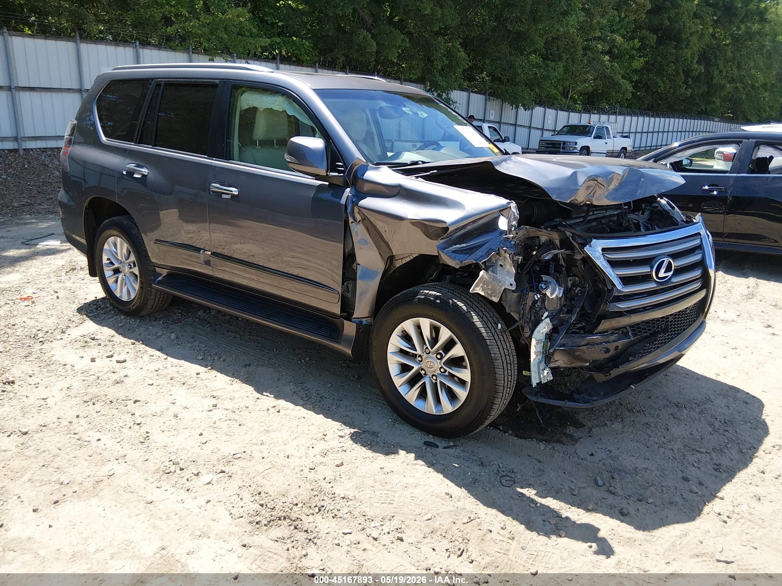 2019 Lexus GX 460 Premium, VIN JTJBM7FX9K5214644 — Front end