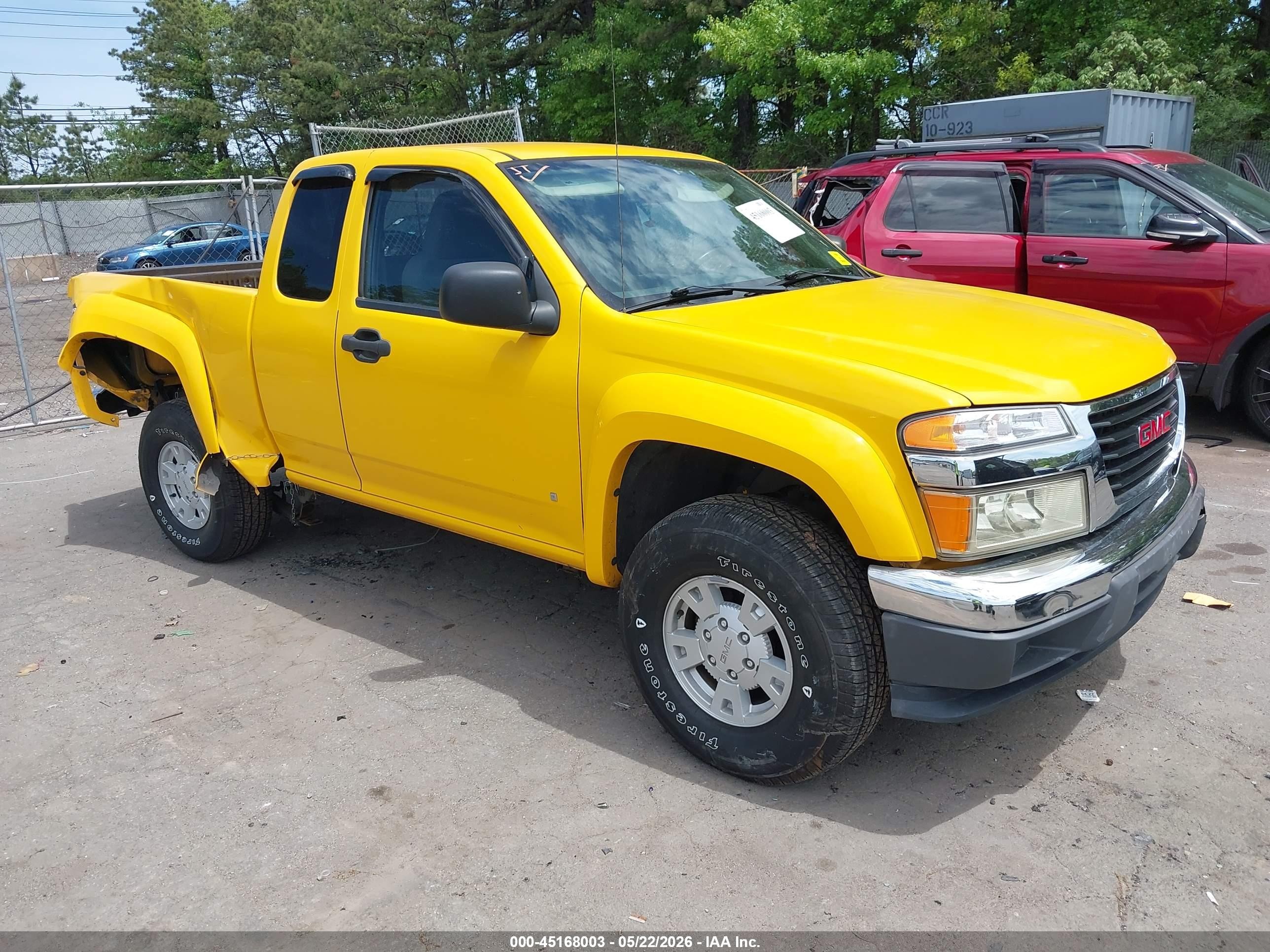 2006 GMC Canyon SL, VIN 1GTDT198268254987 — Rear end