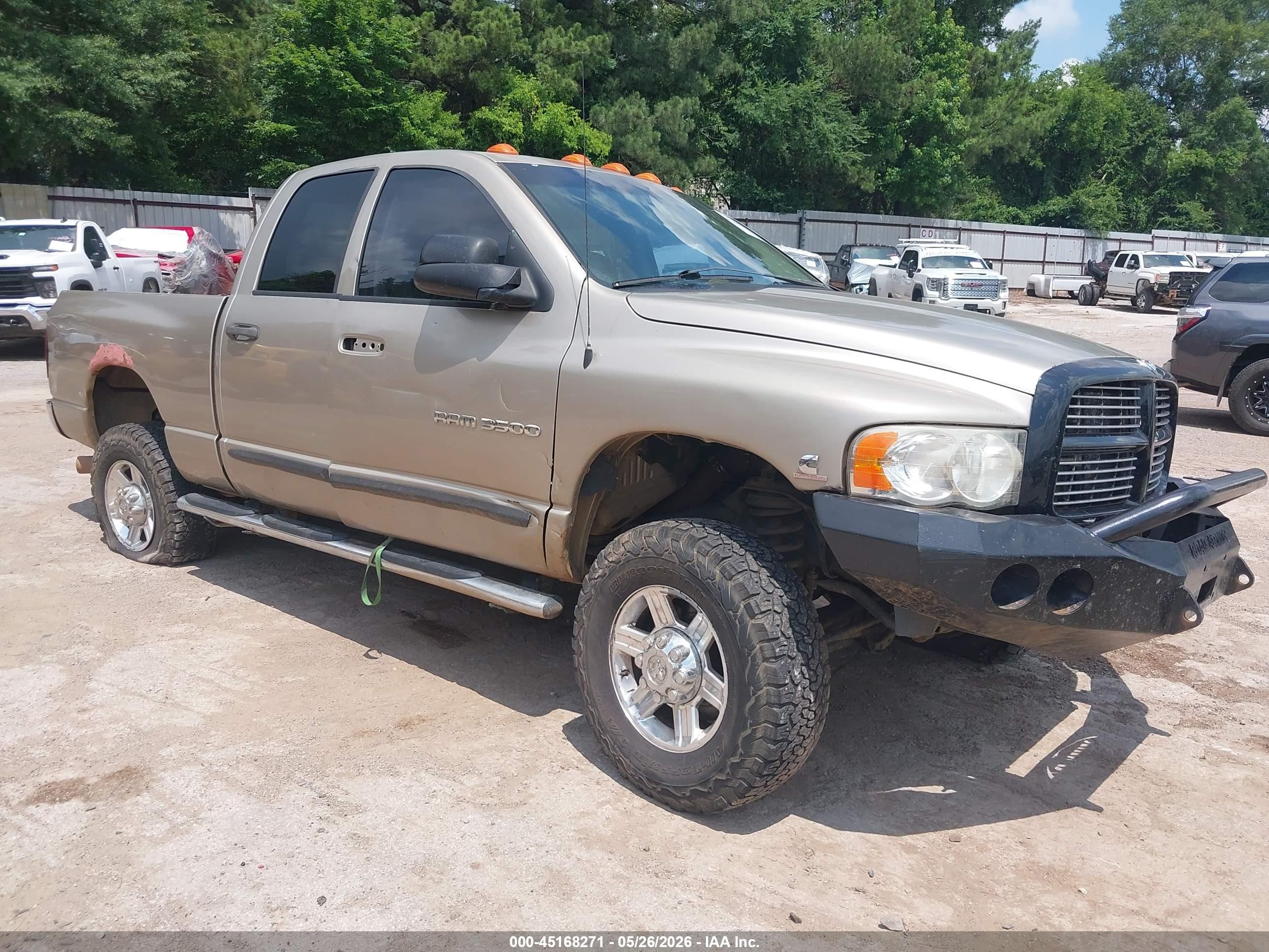 2005 Dodge 3500 SLT, VIN 3D7LS38C15G792742 — Side