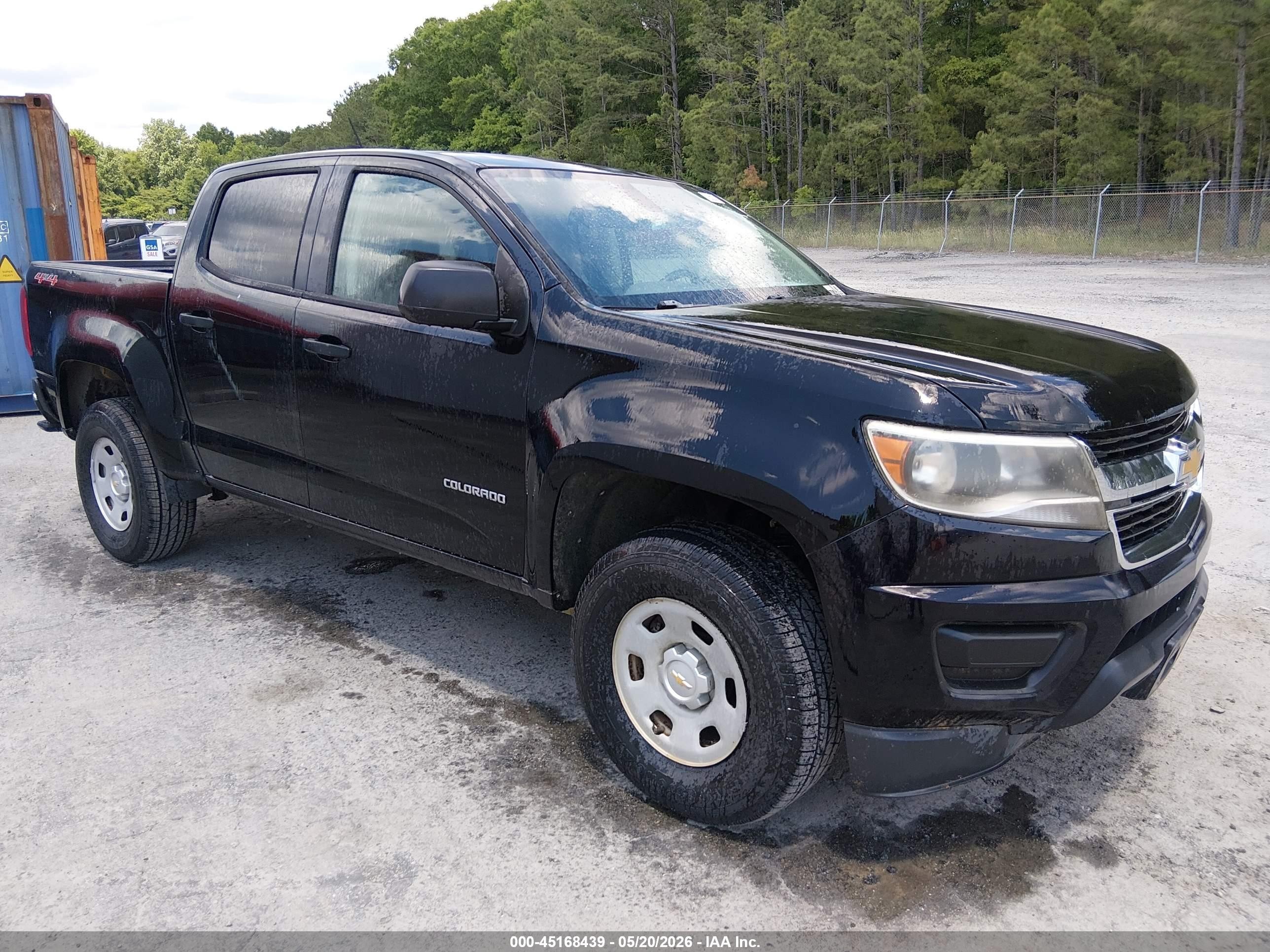2015 Chevrolet Colorado 4WD WT, VIN 1GCGTAE35F1226004 — Side