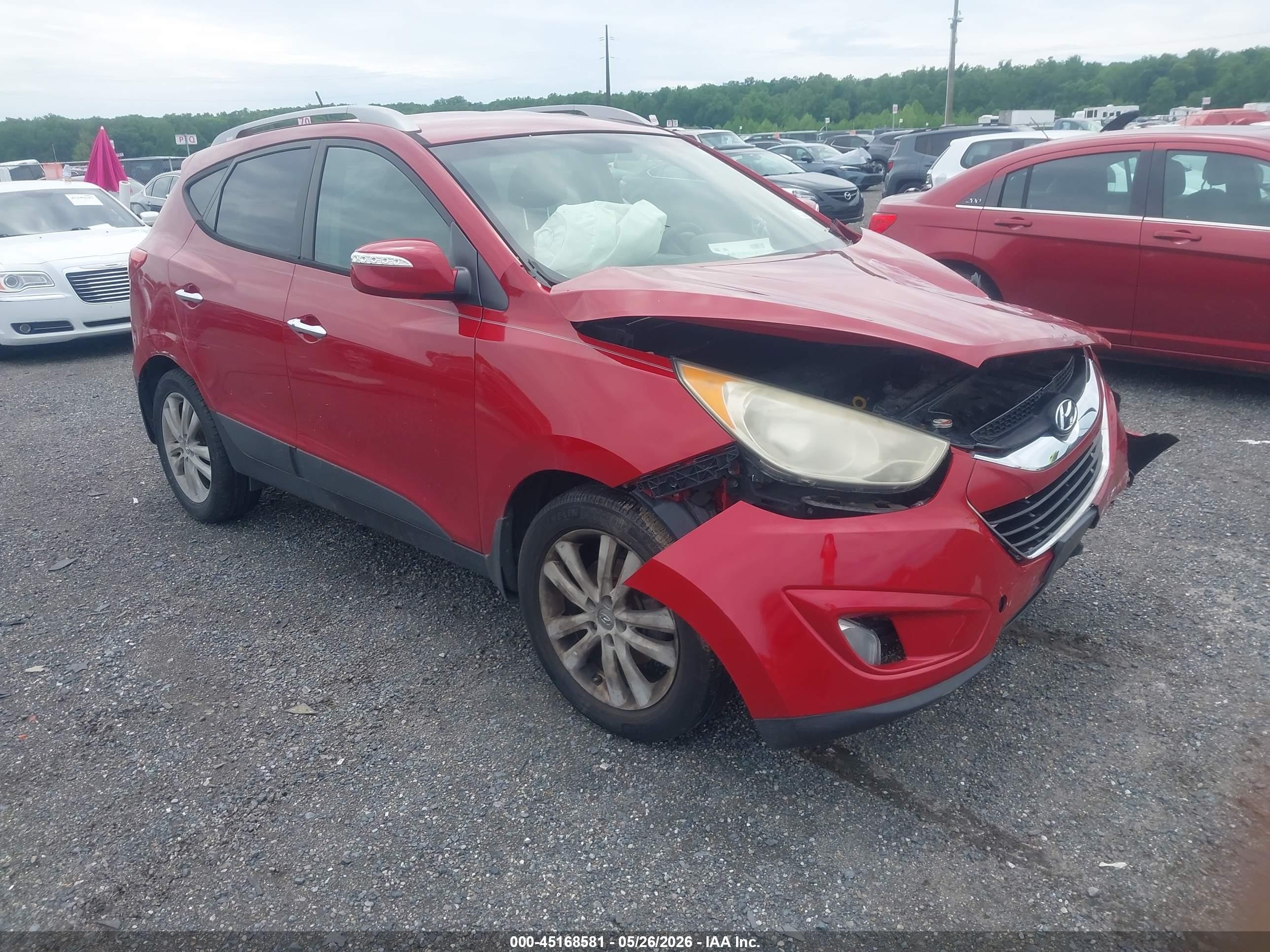 2013 Hyundai Tucson Limited, VIN KM8JU3AC5DU702988 — Front end