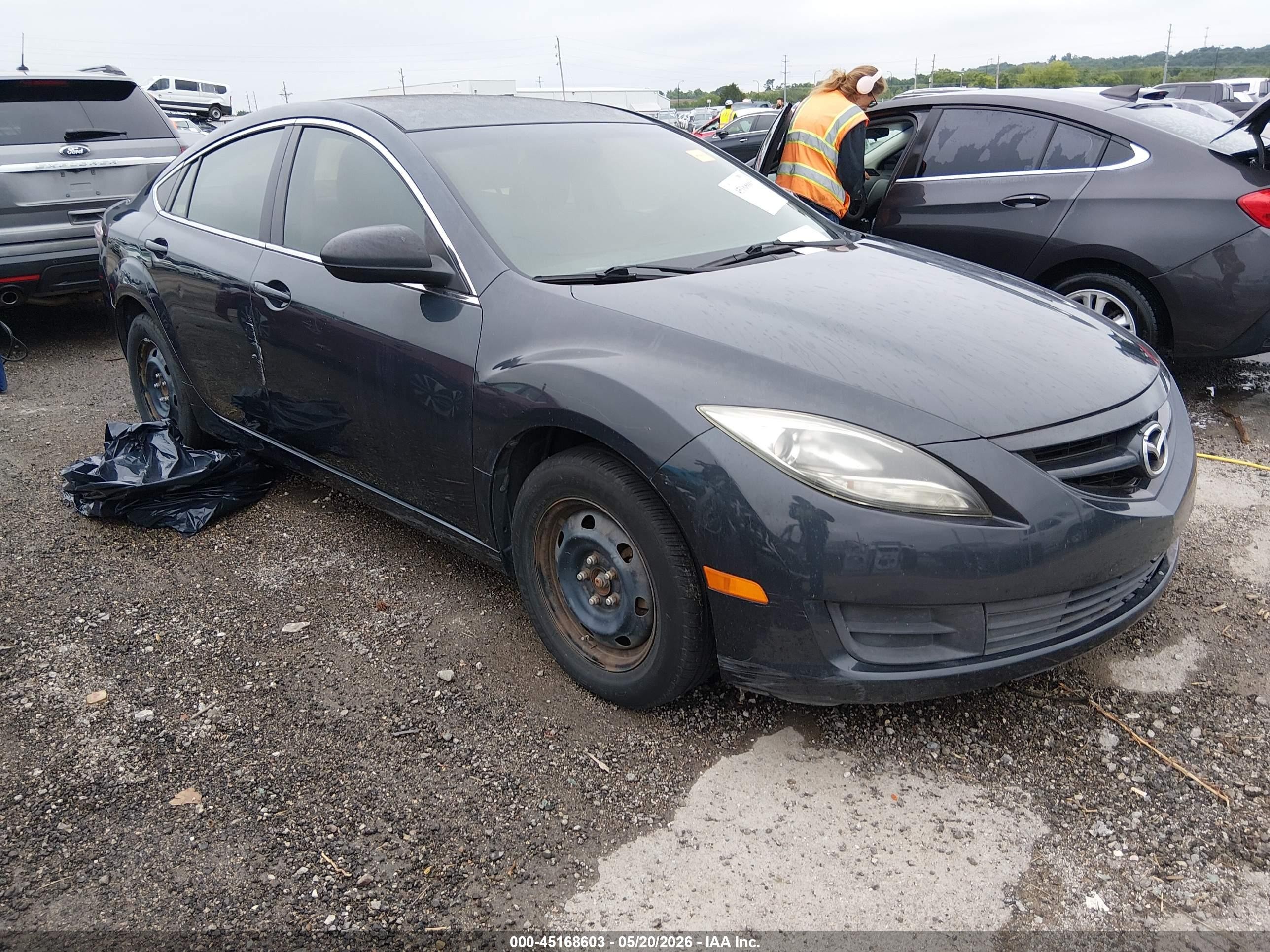 2012 Mazda 6 i Sport, VIN 1YVHZ8BH1C5M29899 — Interior fire