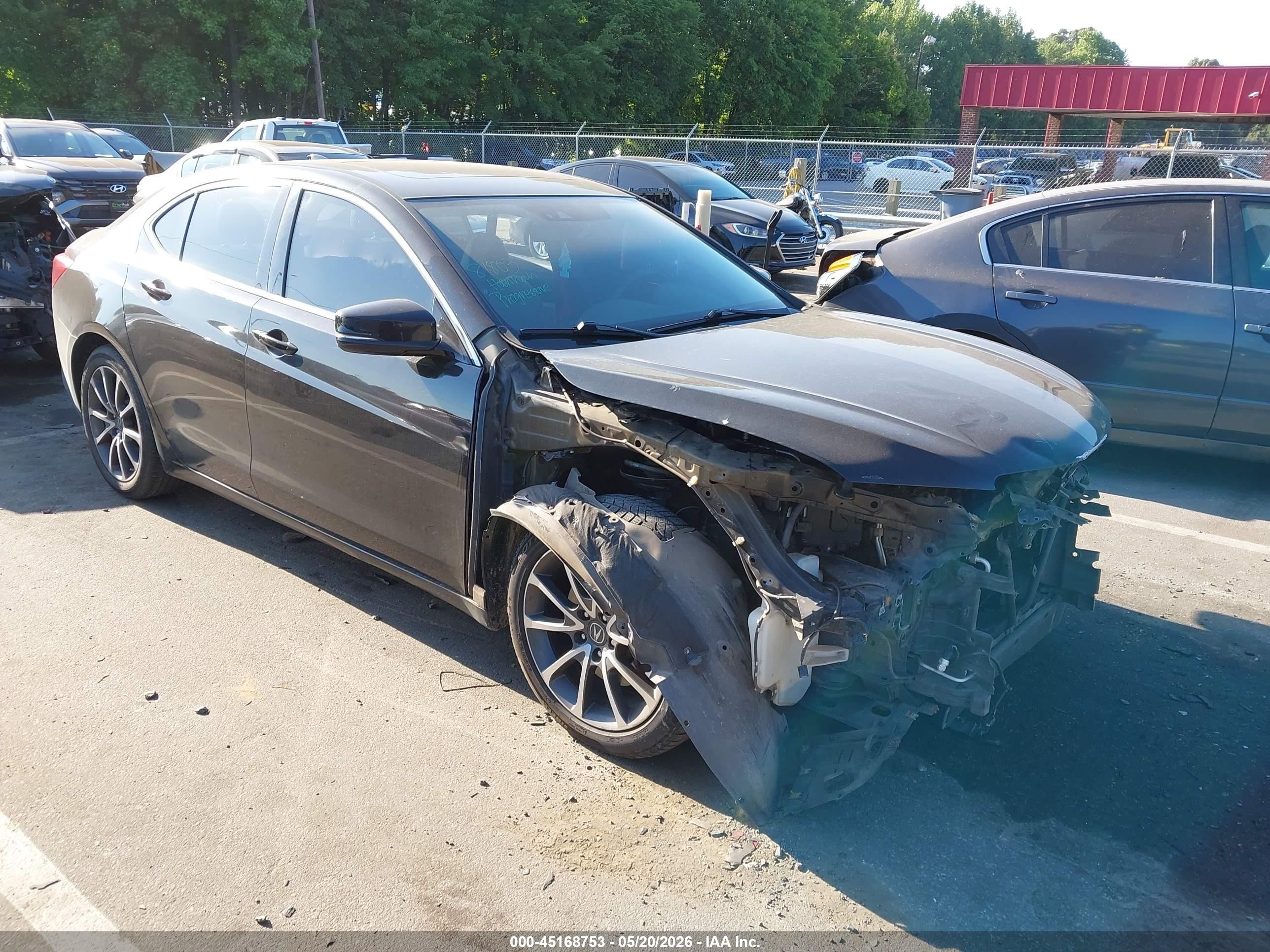 2016 Acura TLX Technology, VIN 19UUB2F52GA010514 — Front end