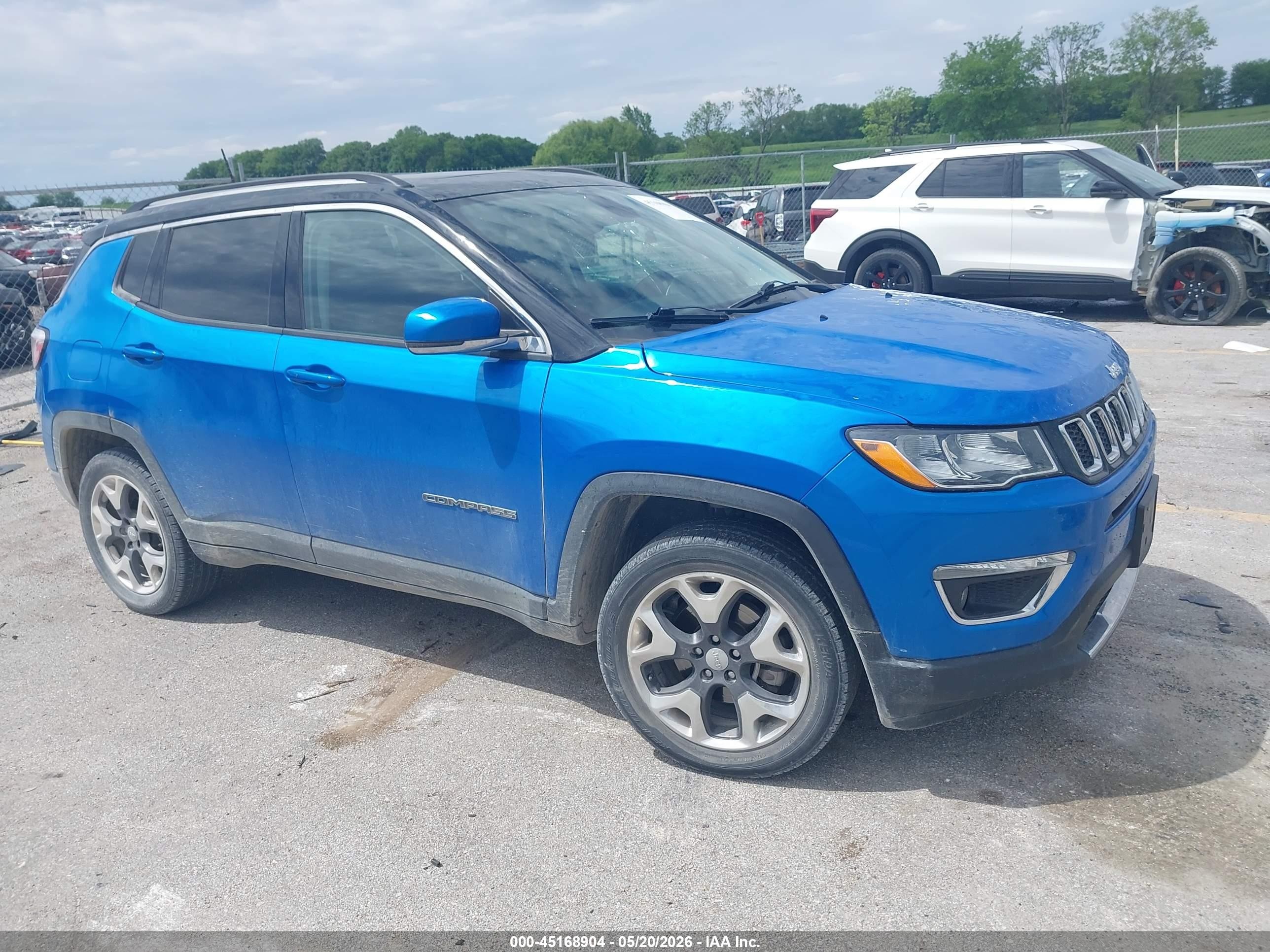 2018 Jeep Compass Limited, VIN 3C4NJDCB1JT230643 — Hail
