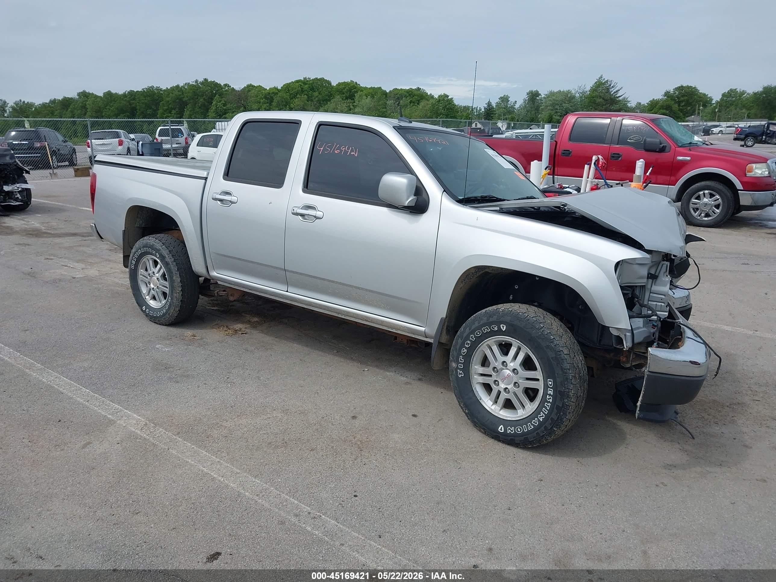 2012 GMC Canyon SLE2, VIN 1GTH6PFE9C8168187 — Перед