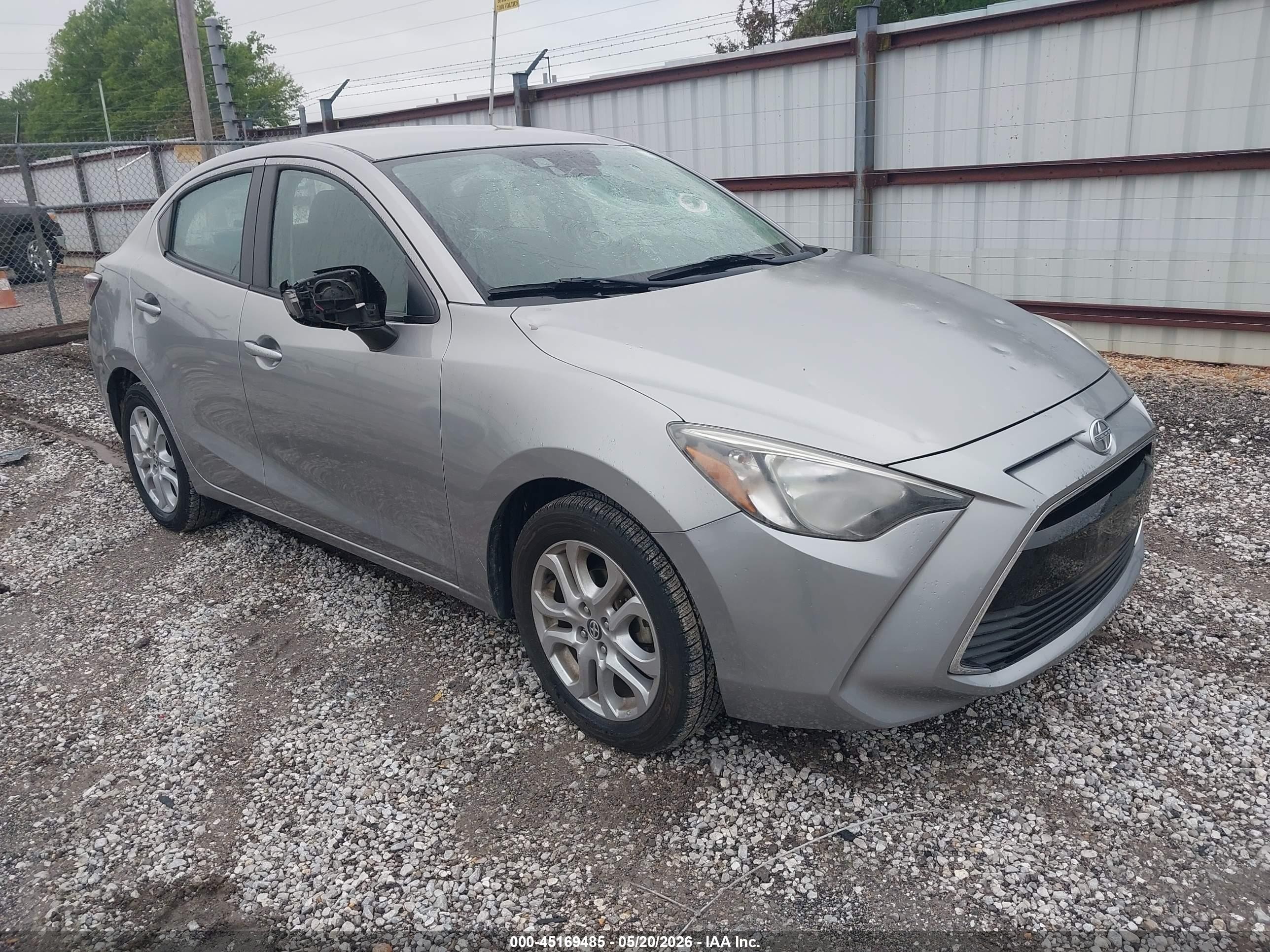 2016 Scion iA, VIN 3MYDLBZV6GY136721 — Hail
