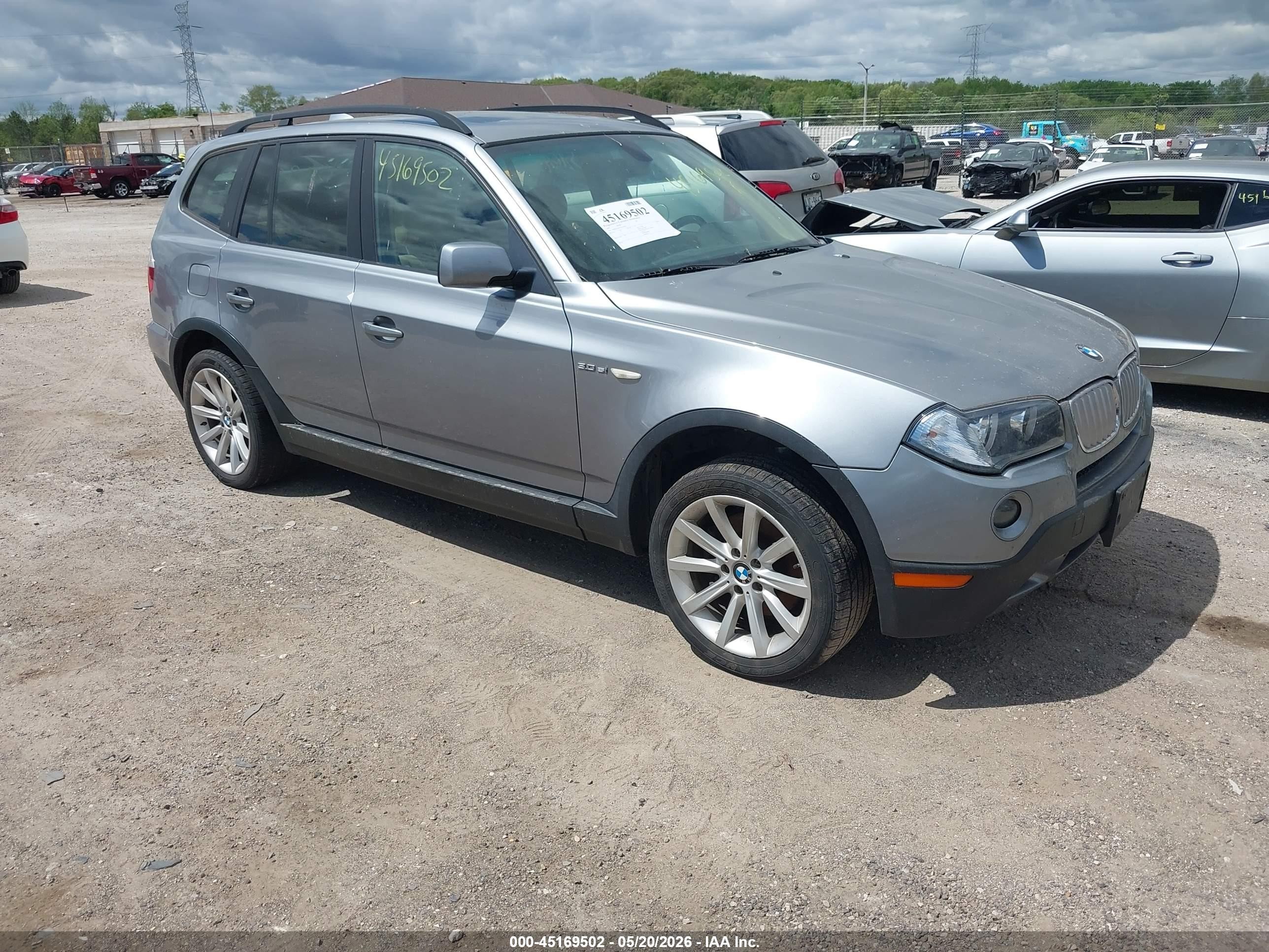 2007 BMW X3 3.0si, VIN WBXPC934X7WF24438 — Hail