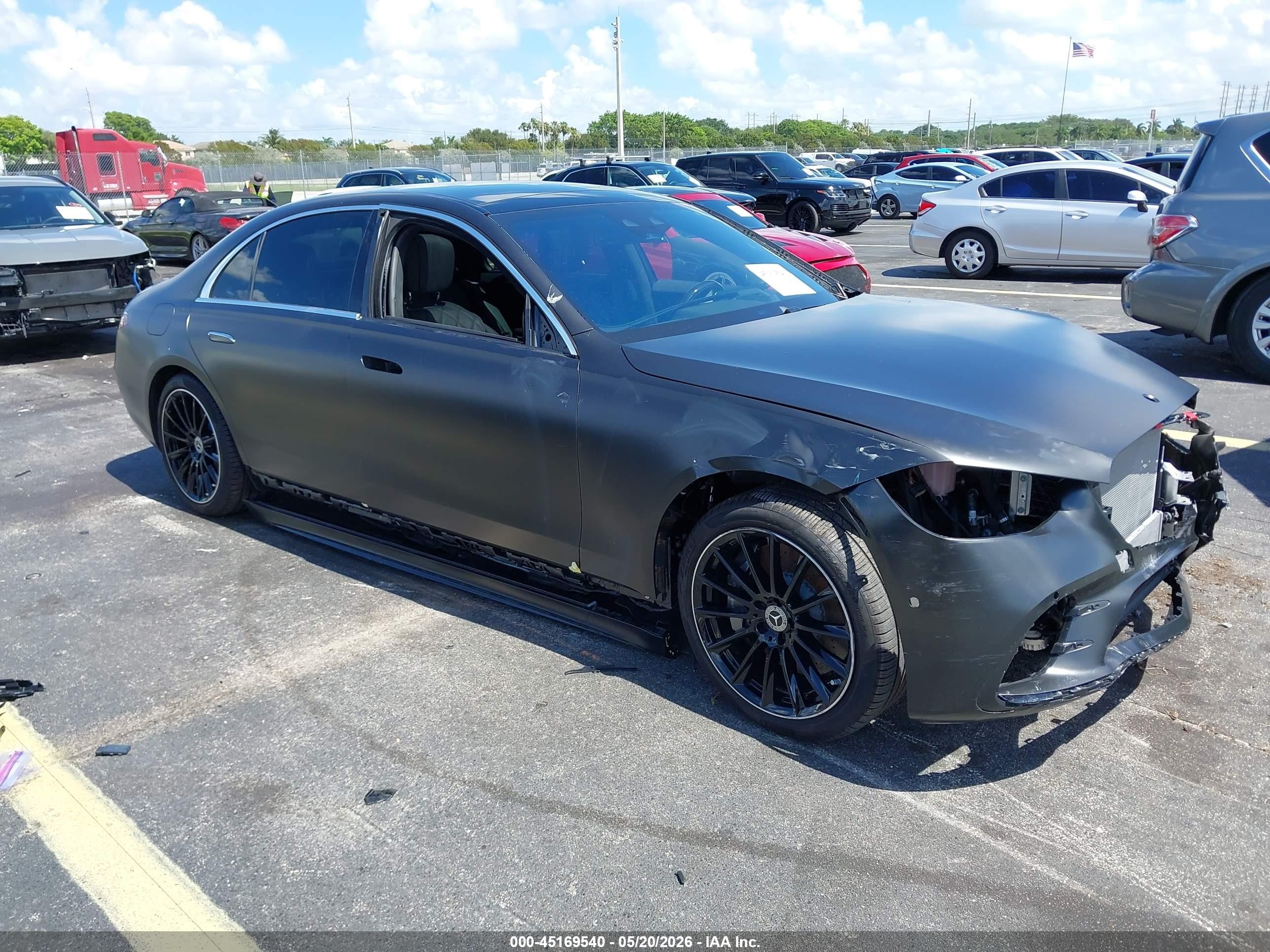 2026 Mercedes-Benz S 580, VIN W1K6G7GB7TA347190 — Front end