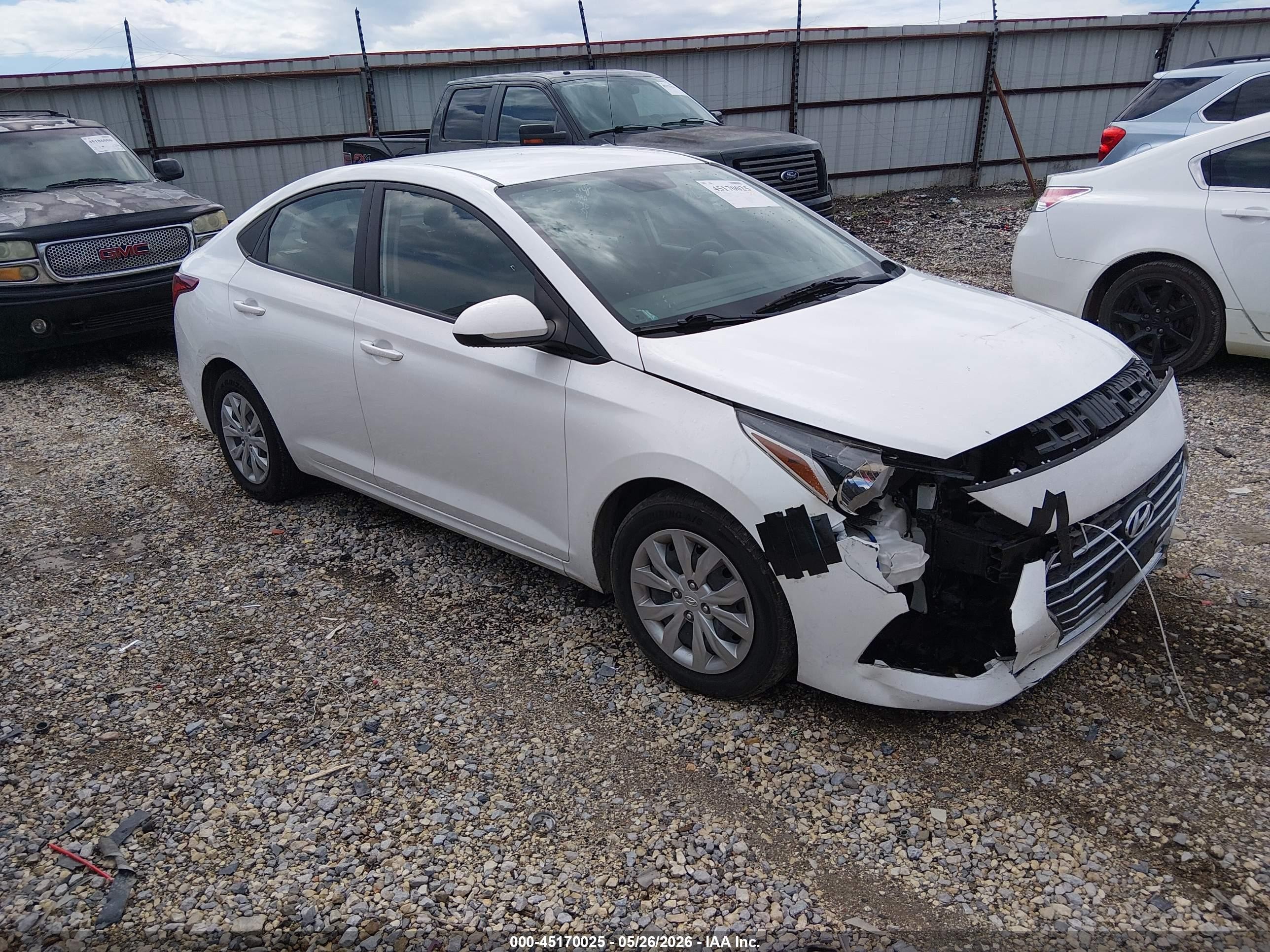 2021 Hyundai Accent SE, VIN 3KPC24A61ME148379 — Front end