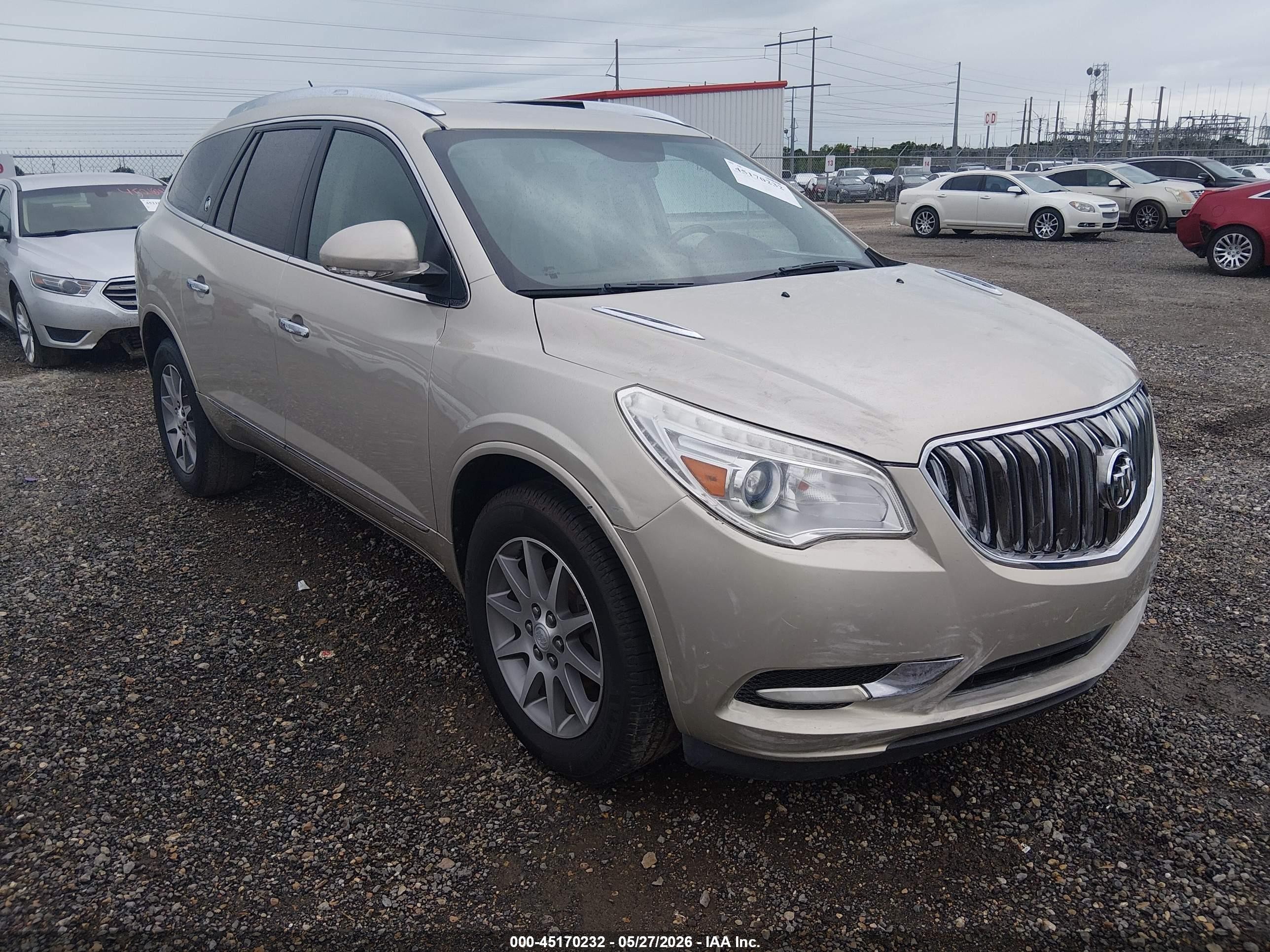 2014 Buick Enclave Leather, VIN 5GAKRBKD9EJ285990 — Water / flood