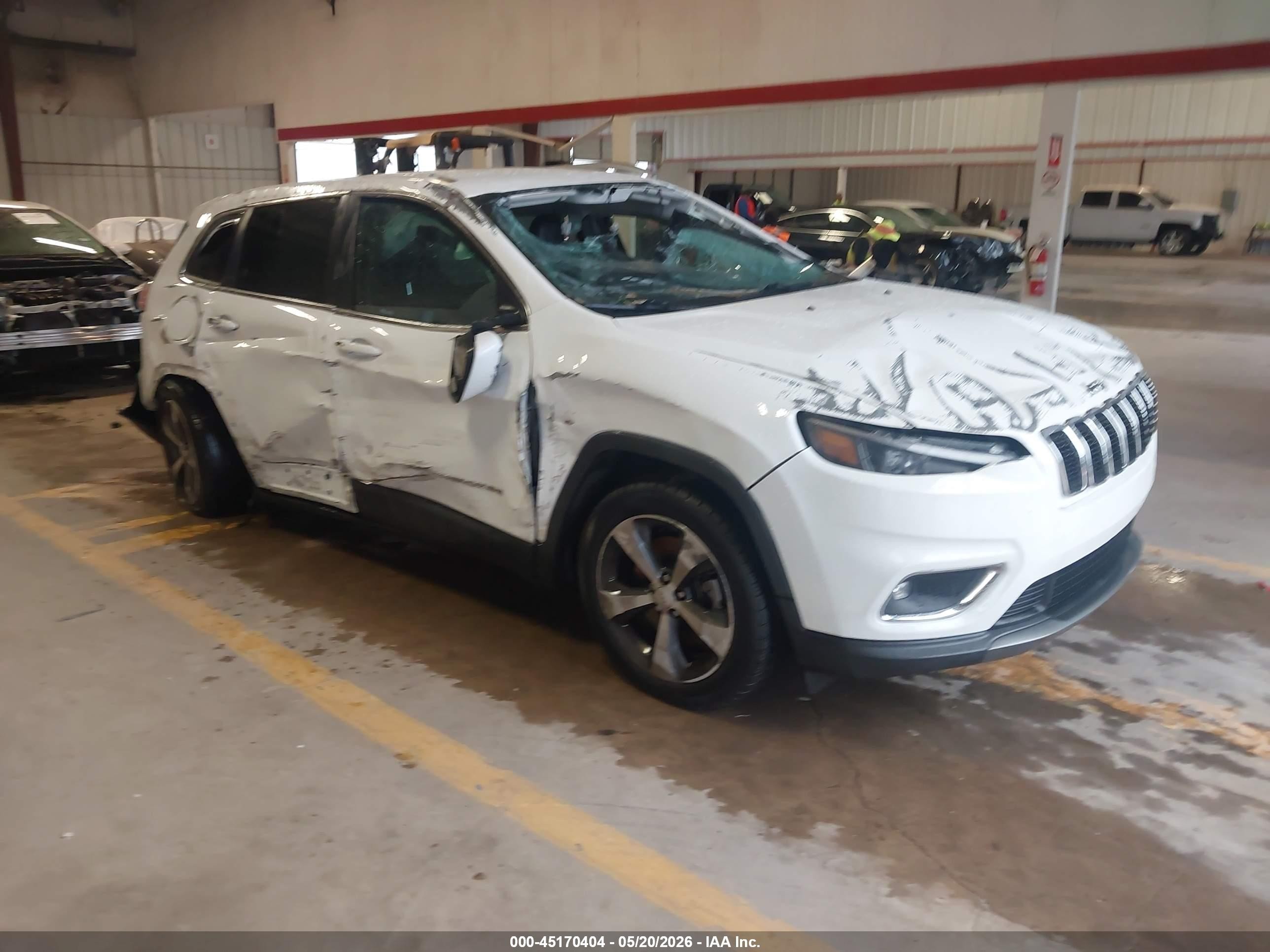 2019 Jeep Cherokee Limited, VIN 1C4PJLDB5KD111583 — Rollover