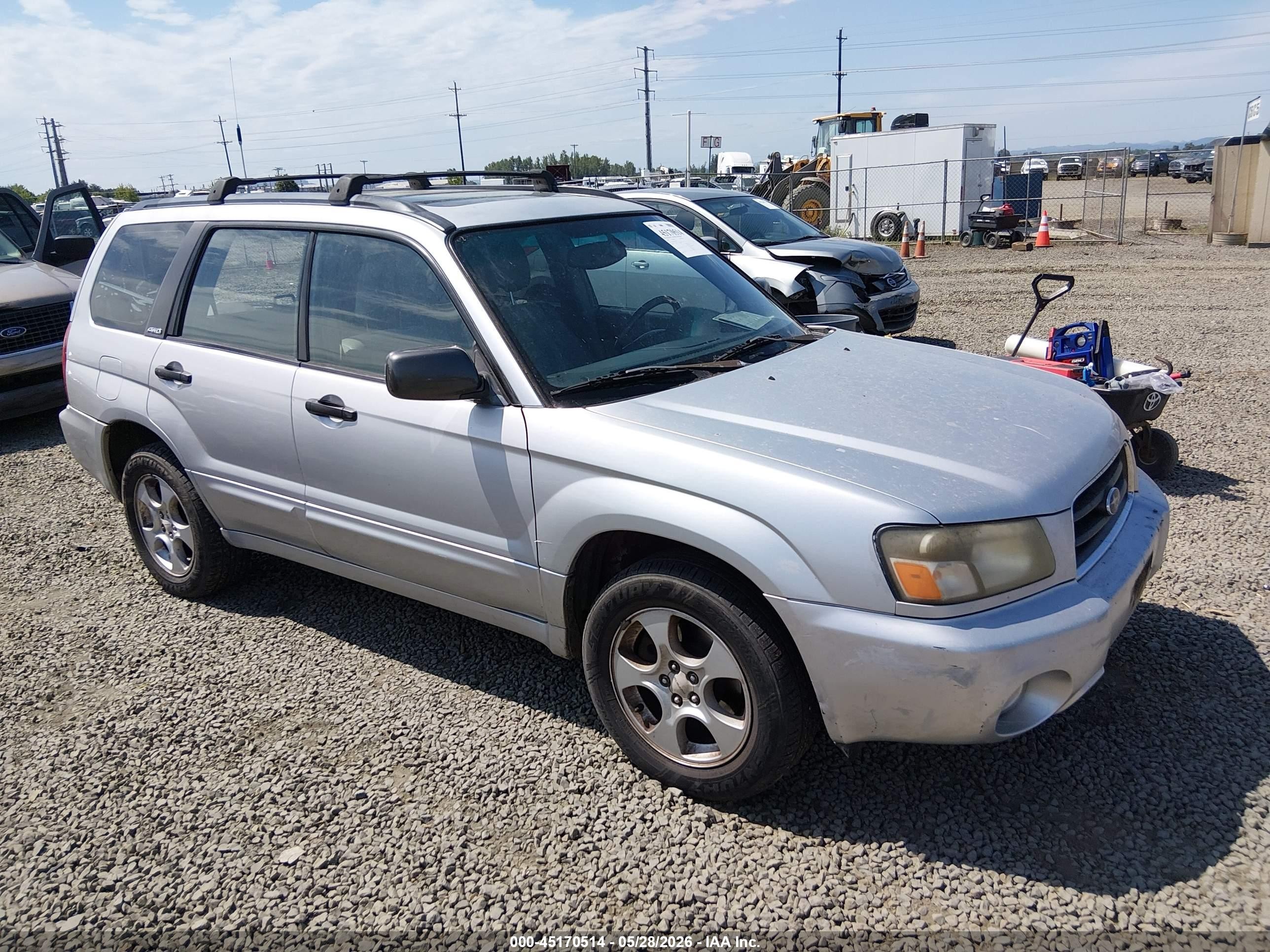 2003 Subaru Forester XS, VIN JF1SG65693H716279 — Rear end