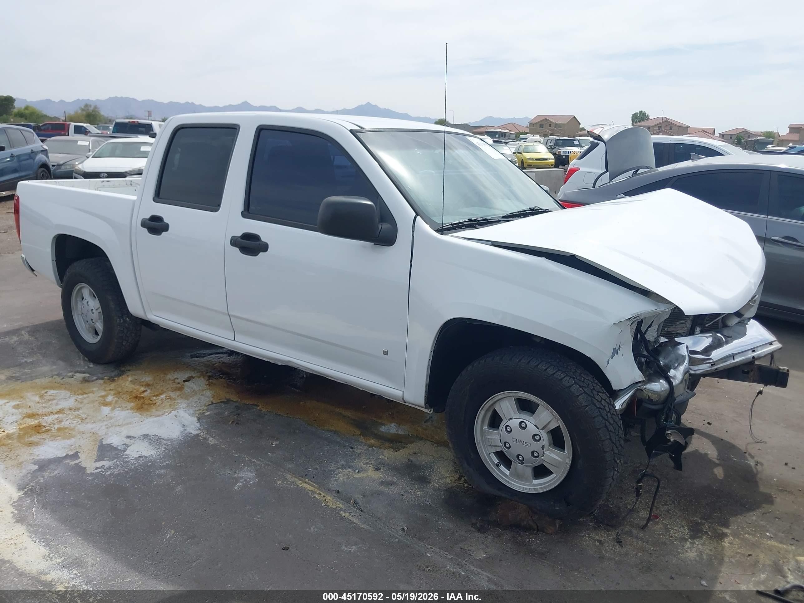 2007 GMC Canyon SLE1, VIN 1GTCS139578236811 — Перед