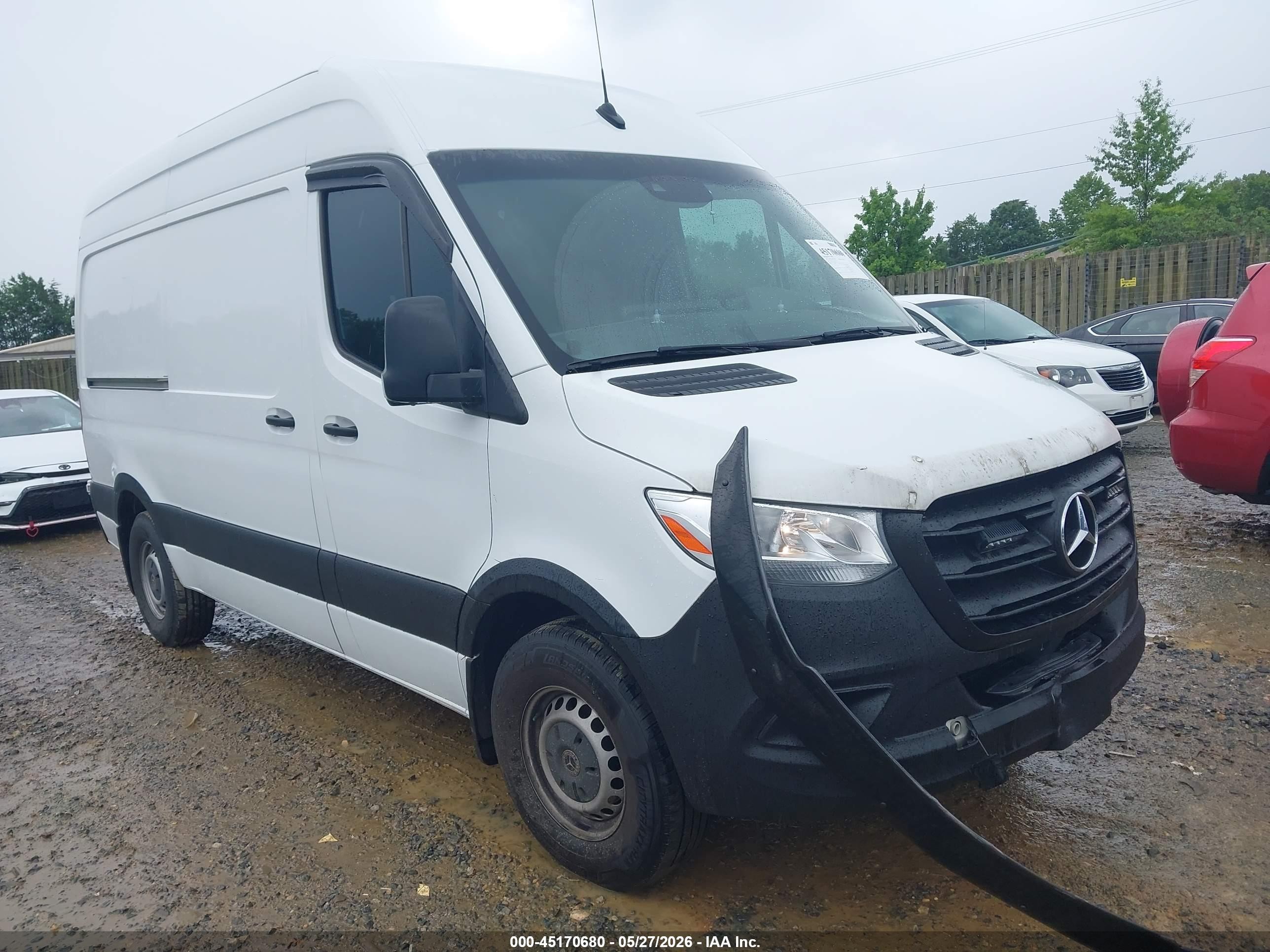 2021 Mercedes-Benz Sprinter Cargo, VIN W1W4DBHY6MT054729 — Rear end