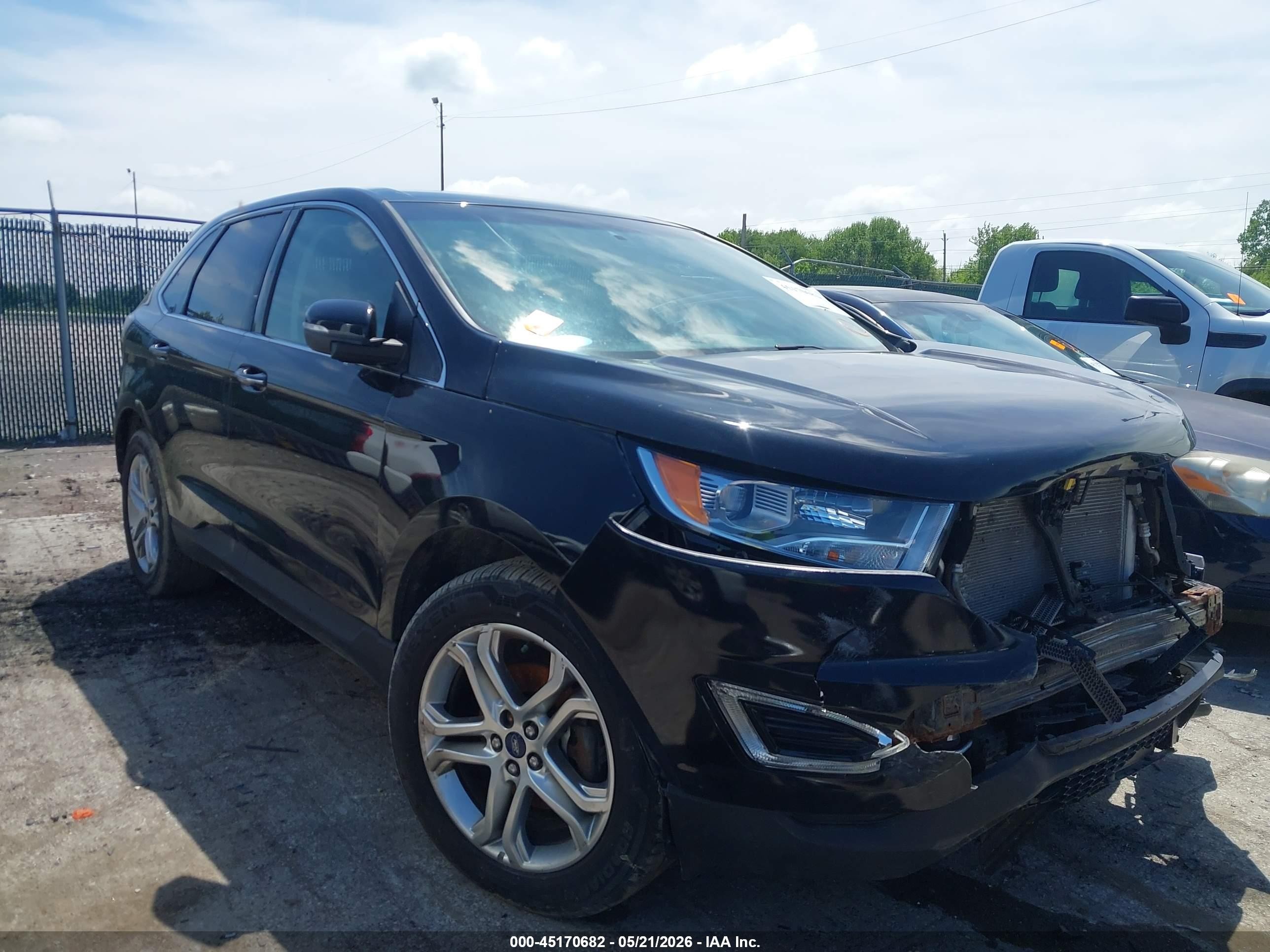 2017 Ford Edge Titanium, VIN 2FMPK3K99HBC03318 — Normal wear