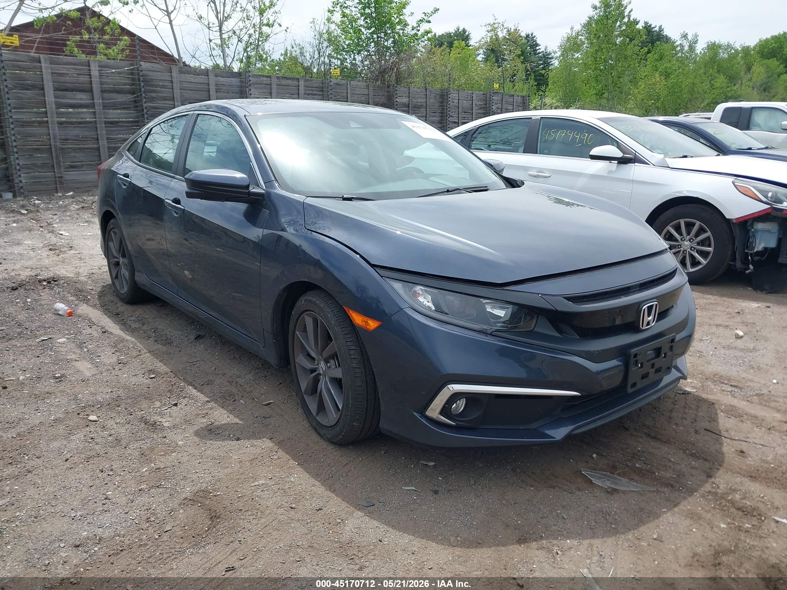 2019 Honda Civic EX-L, VIN 19XFC1F77KE203926 — Theft recovery