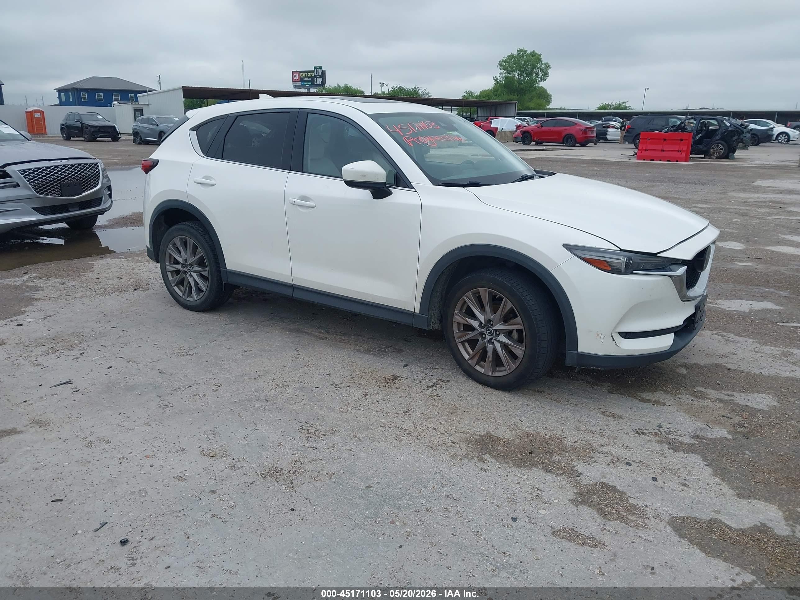 2019 Mazda CX-5 Grand Touring, VIN JM3KFADM8K1527671 — Rear end