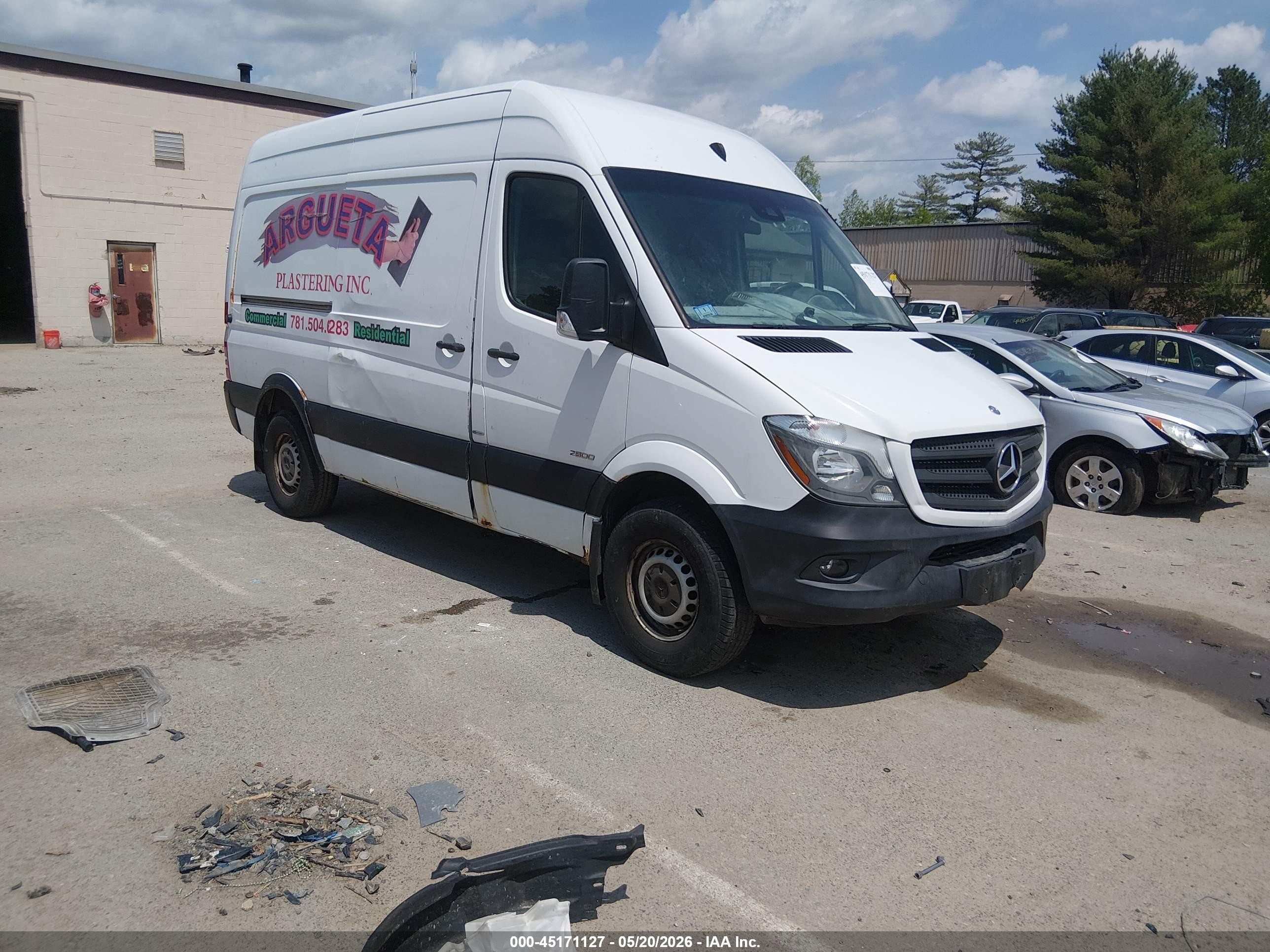 2015 Mercedes-Benz Sprinter Cargo, VIN WD3PE7DC5F5966489 — Normal wear