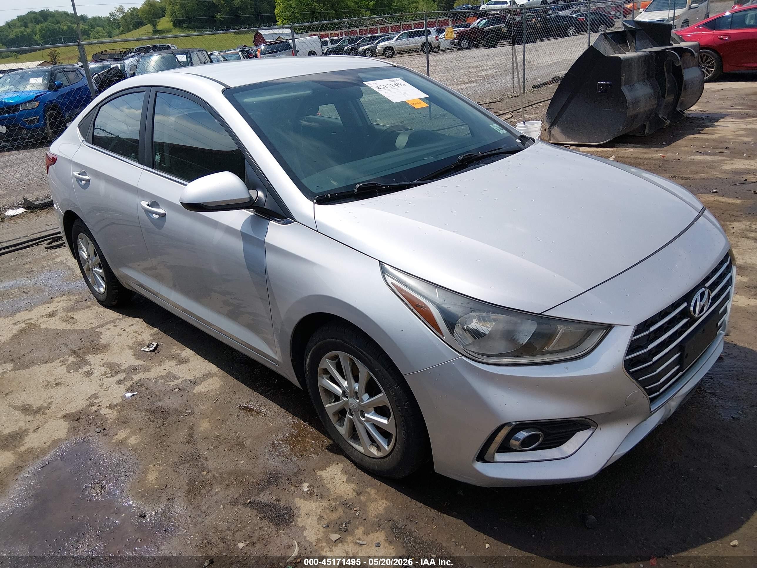 2021 Hyundai Accent SE, VIN 3KPC24A61ME145367 — Front end