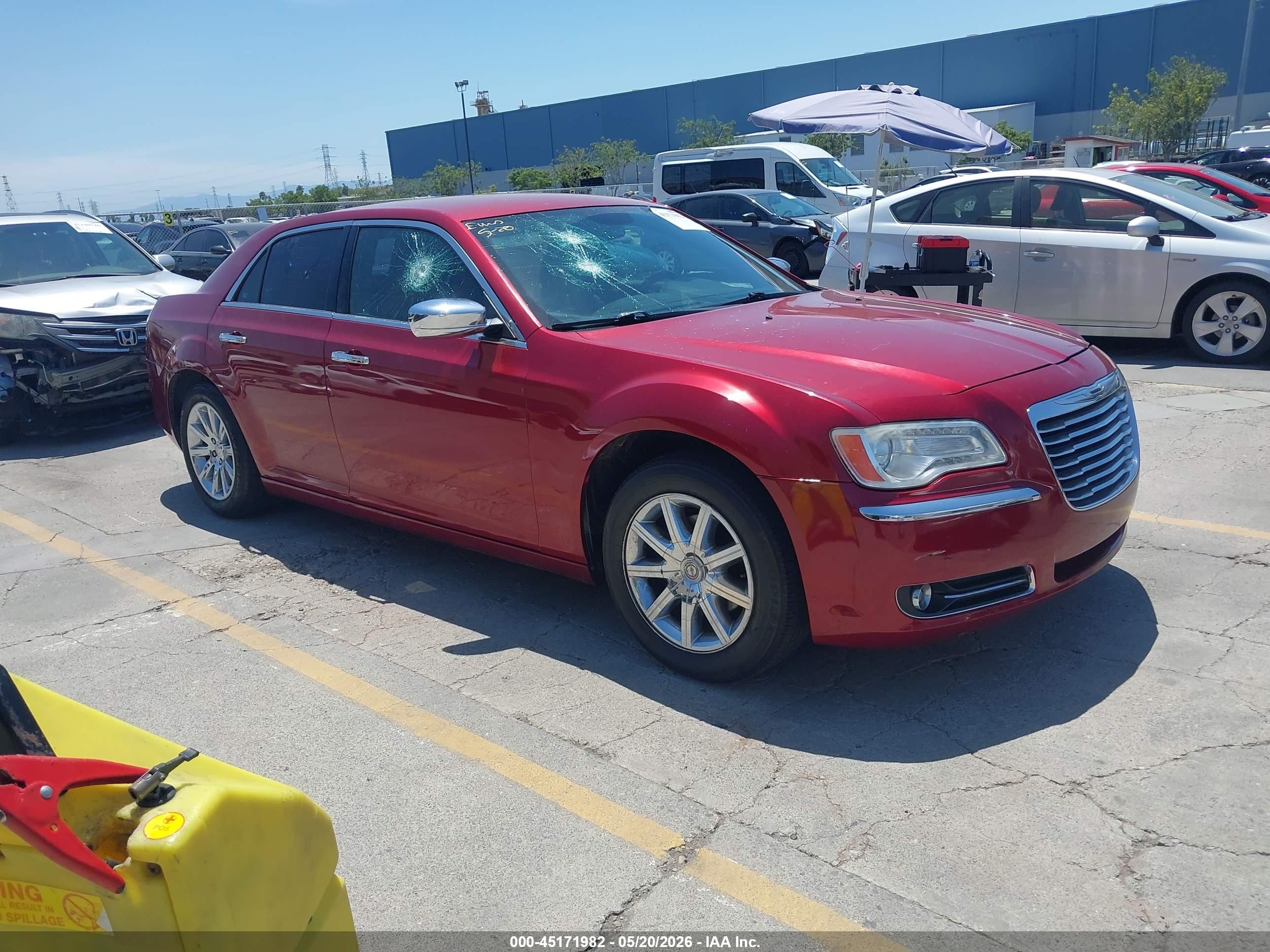 2012 Chrysler 300 Limited, VIN 2C3CCACG6CH265819 — Vandalism