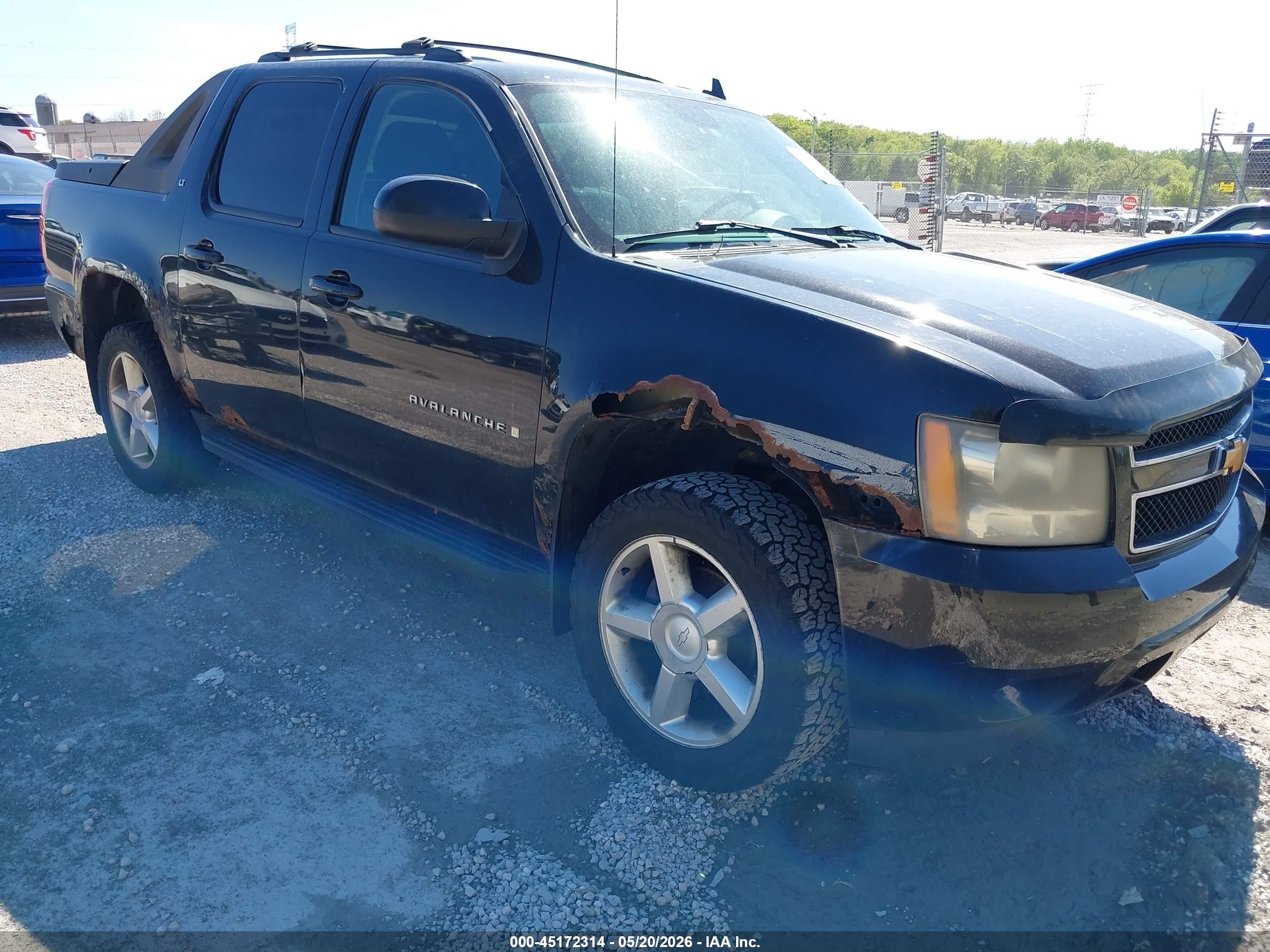 2008 Chevrolet Avalanche LTZ, VIN 3GNFK12328G170022 — Normal wear
