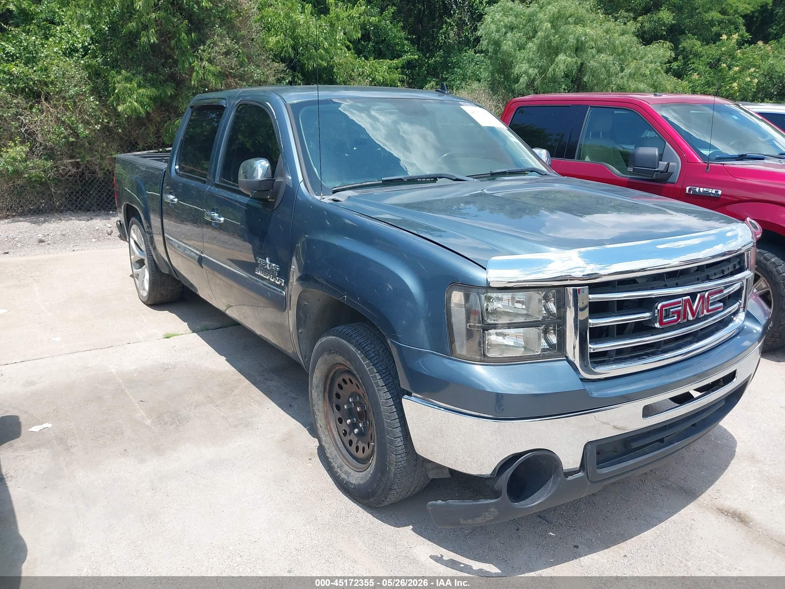 2012 GMC Sierra 1500 SLE, VIN 3GTP1VE03CG116794 — Repossession