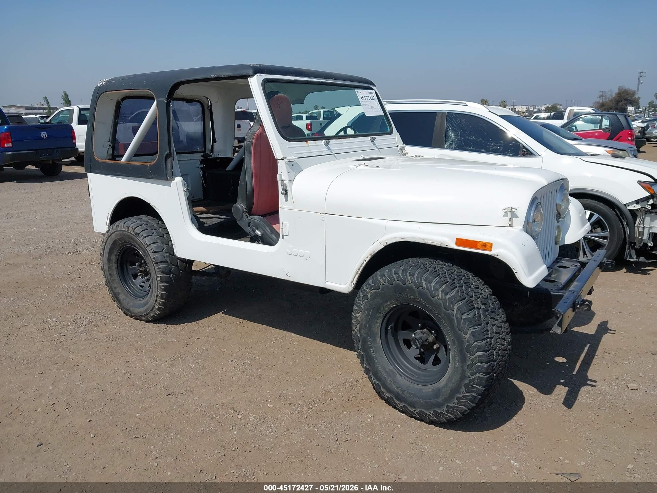 1986 Jeep CJ, VIN 1JCUM87AXGT062483 — Обычный износ