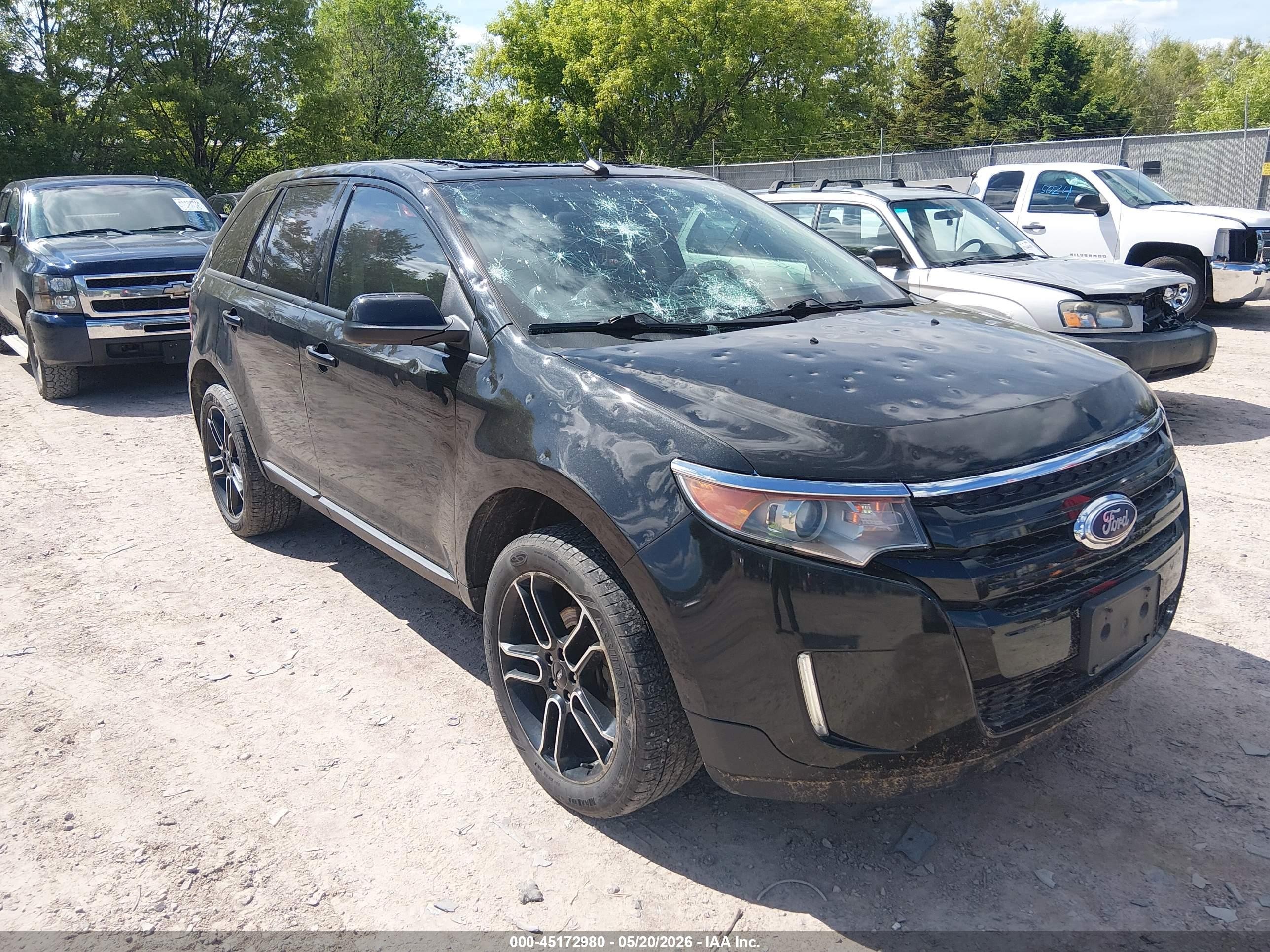 2014 Ford Edge SEL, VIN 2FMDK4JC9EBA72831 — Hail
