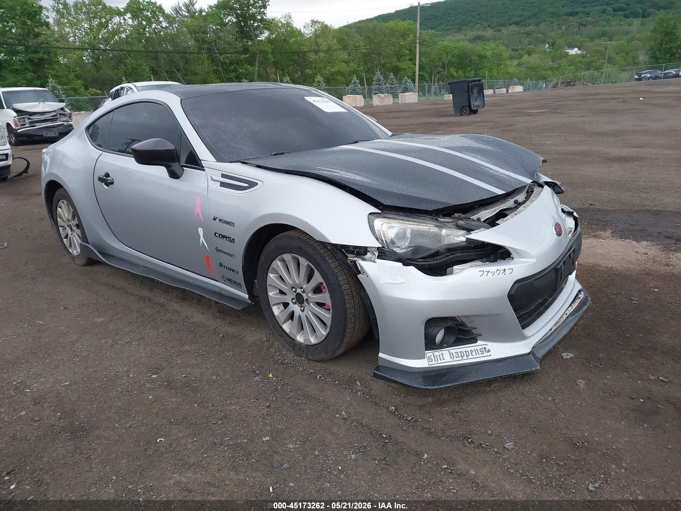 2014 Subaru BRZ Limited, VIN JF1ZCAC12E9604196 — Front end