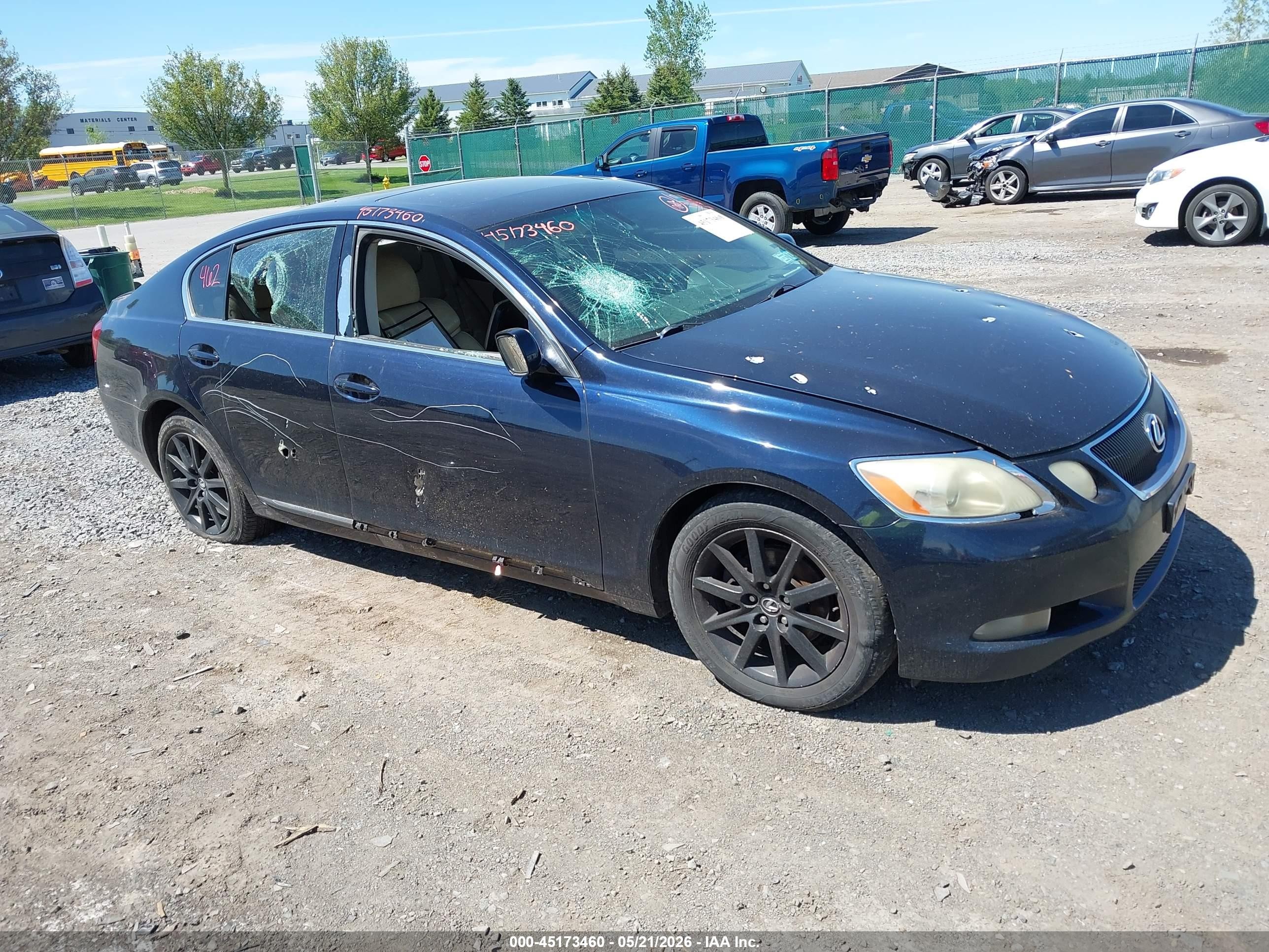 2006 Lexus GS 300, VIN JTHCH96S360005123 — Vandalism