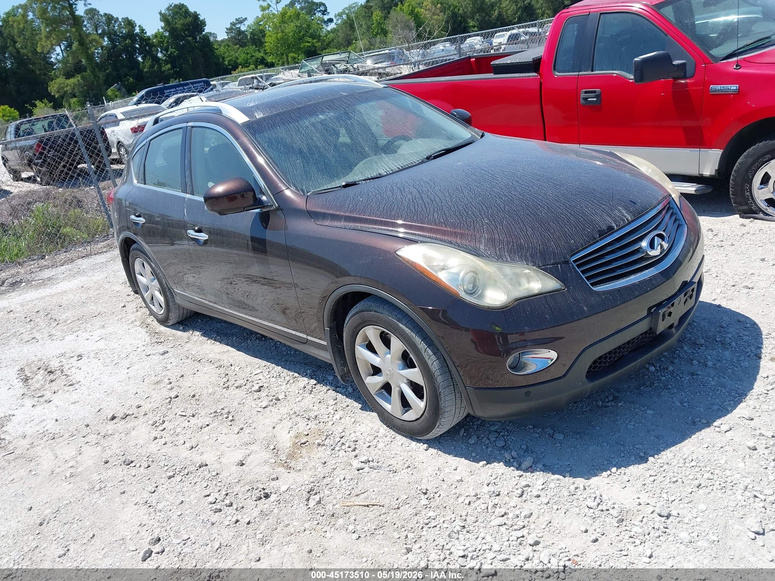 2009 Infiniti EX Journey, VIN JNKAJ09F89M951396 — Front end