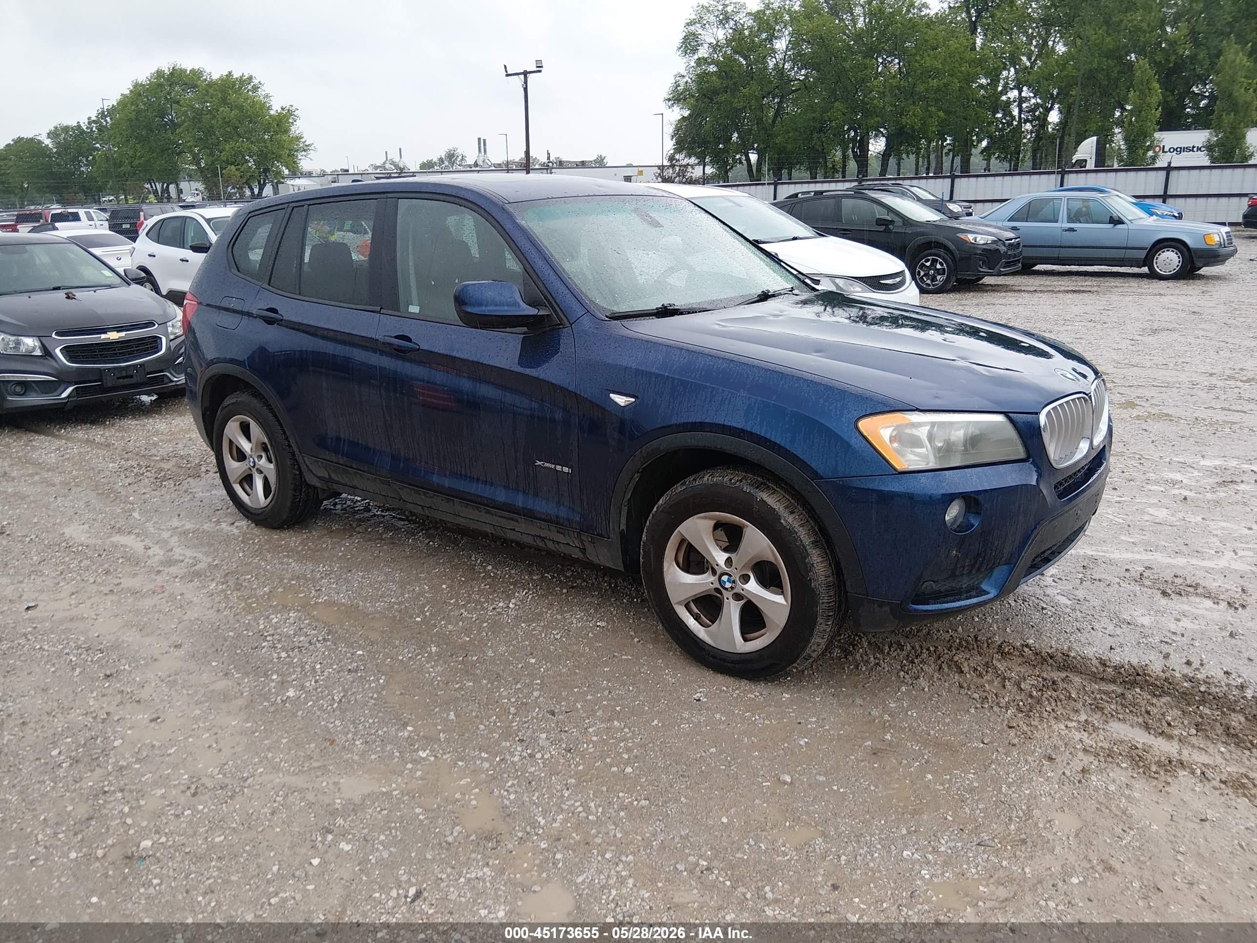 2011 BMW X3 28i, VIN 5UXWX5C56BL705895 — Hail