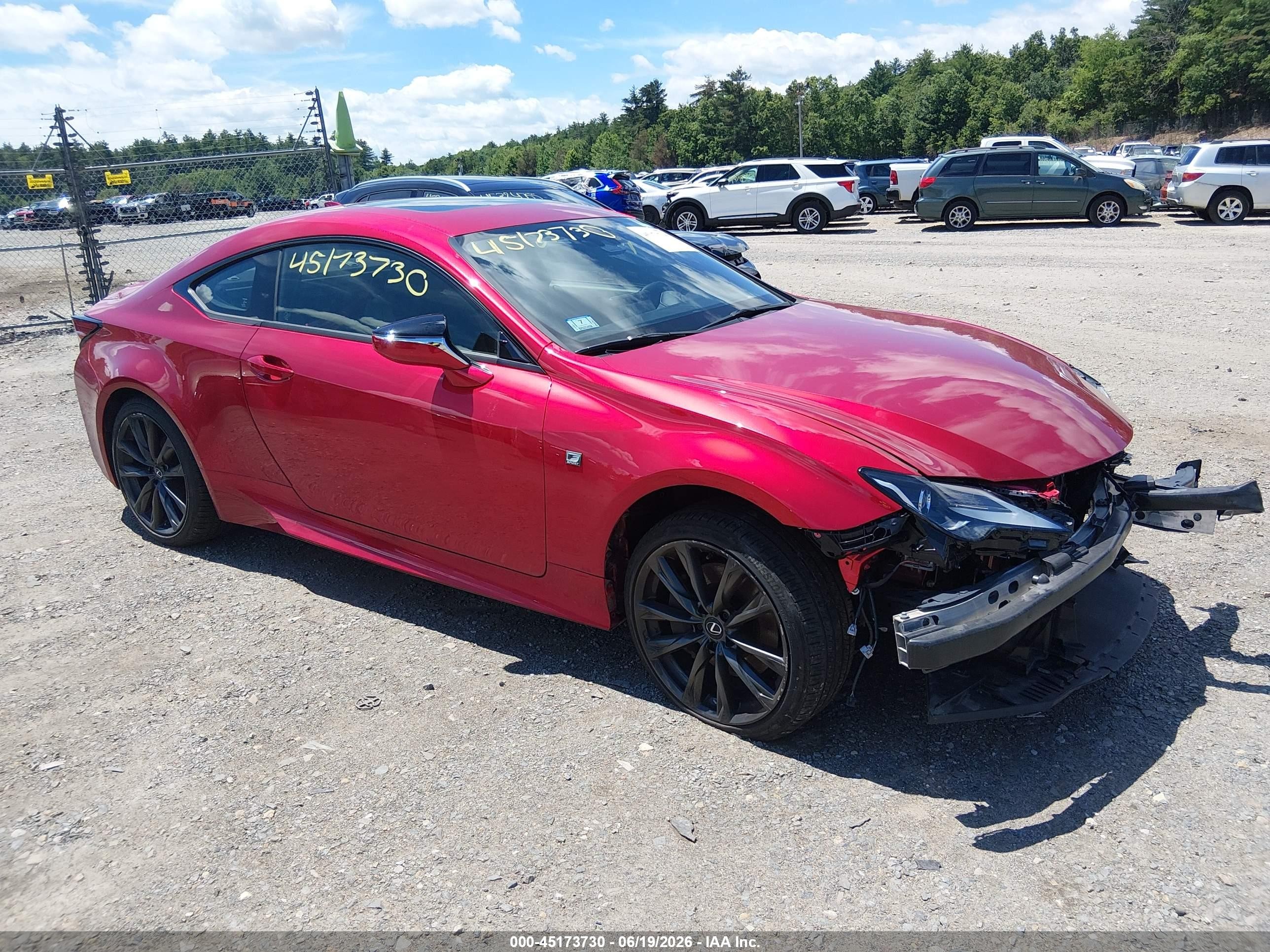 2023 Lexus RC 300 F Sport, VIN JTHG85EC1P5007008 — Front end