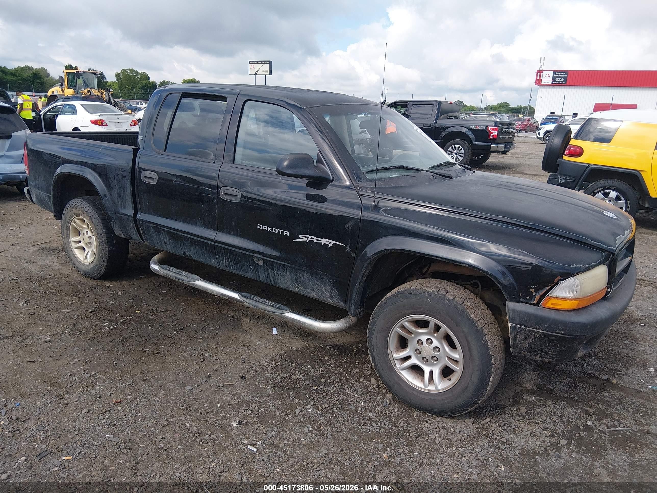 2001 Dodge Dakota Sport, VIN 1B7GG2AN81S104578 — Бок