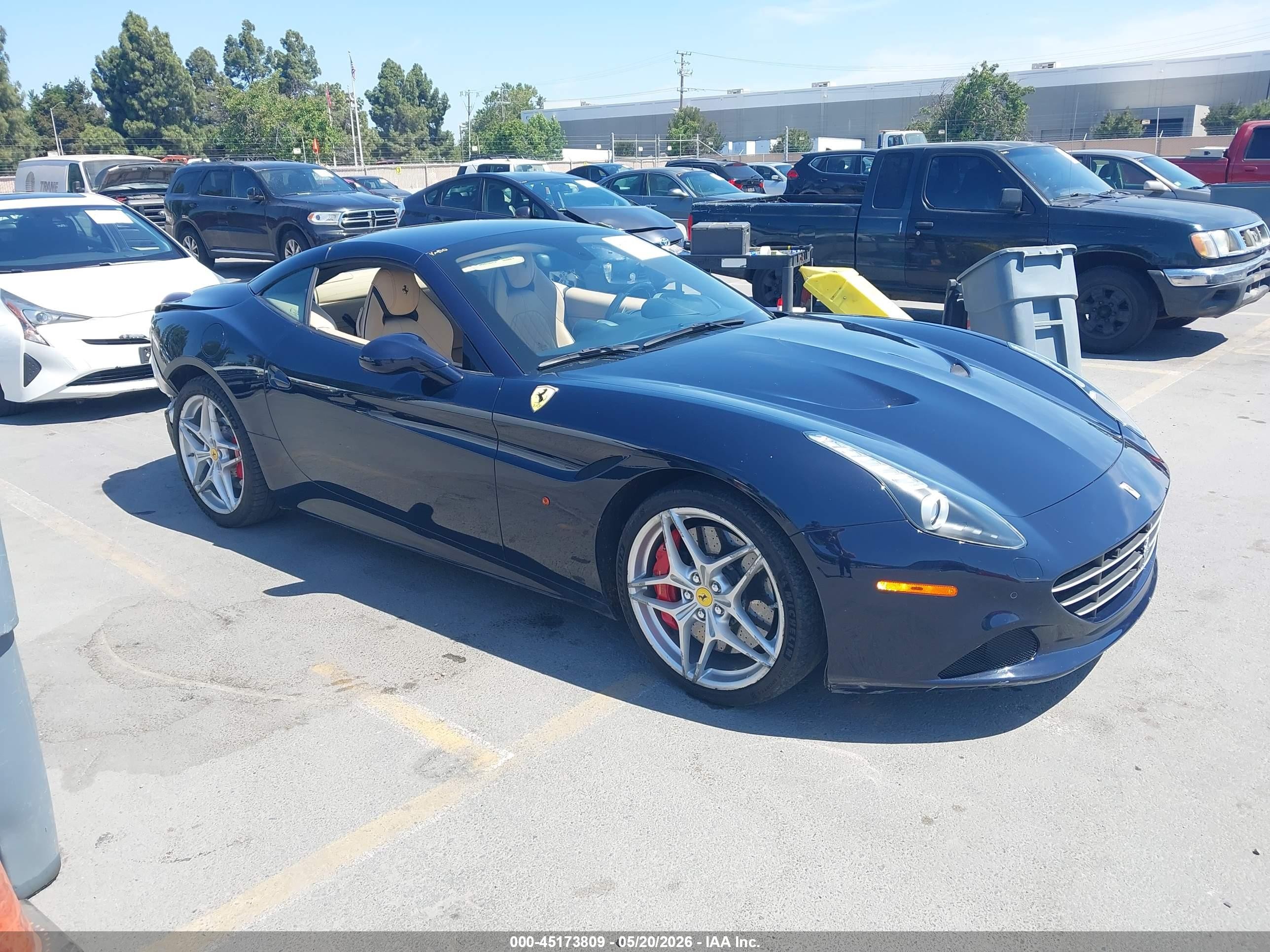 2017 Ferrari California T, VIN ZFF77XJA4H0227506 — Rear end