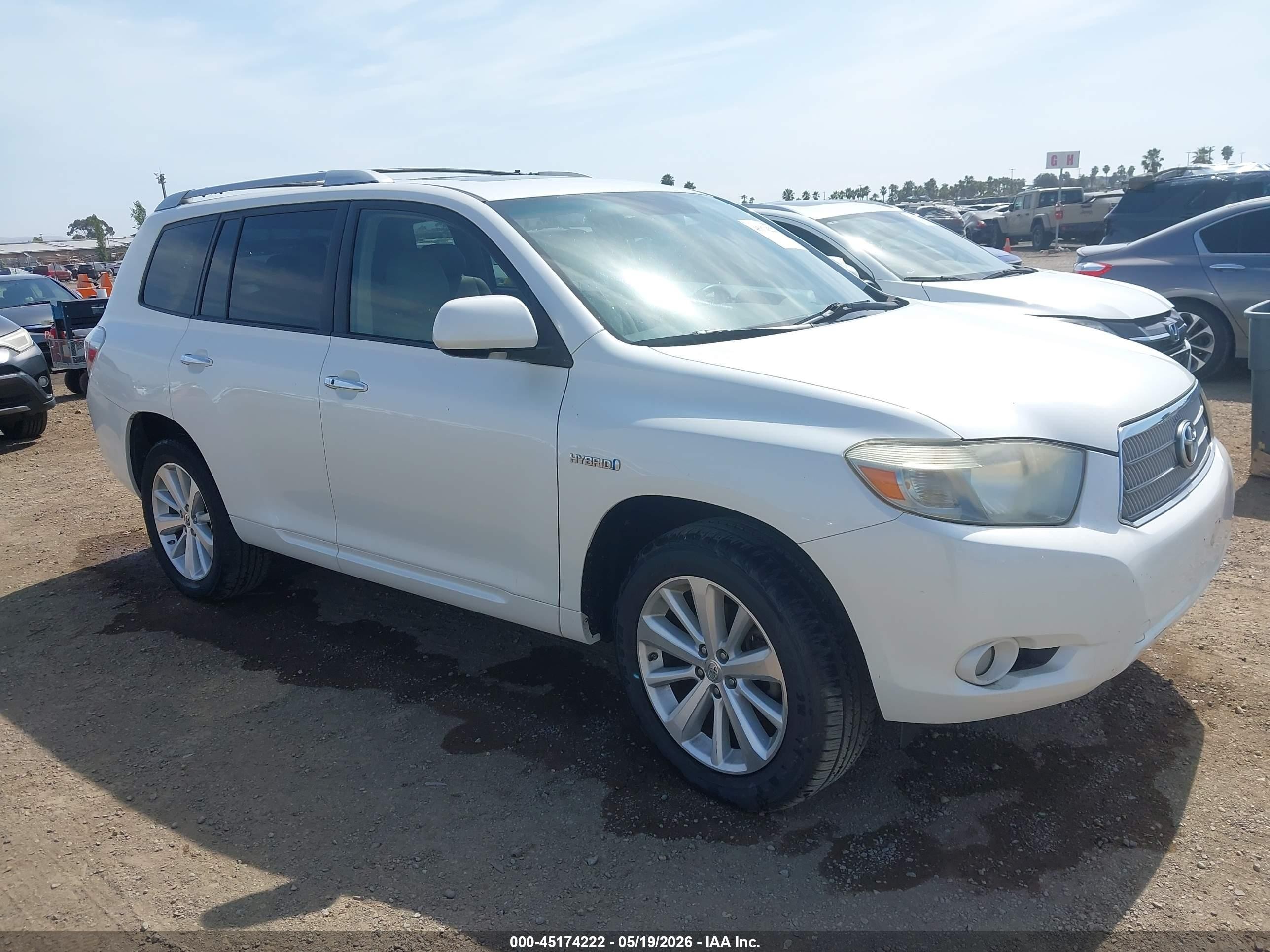 2009 Toyota Highlander Limited, VIN JTEEW44A692037520 — Normal wear