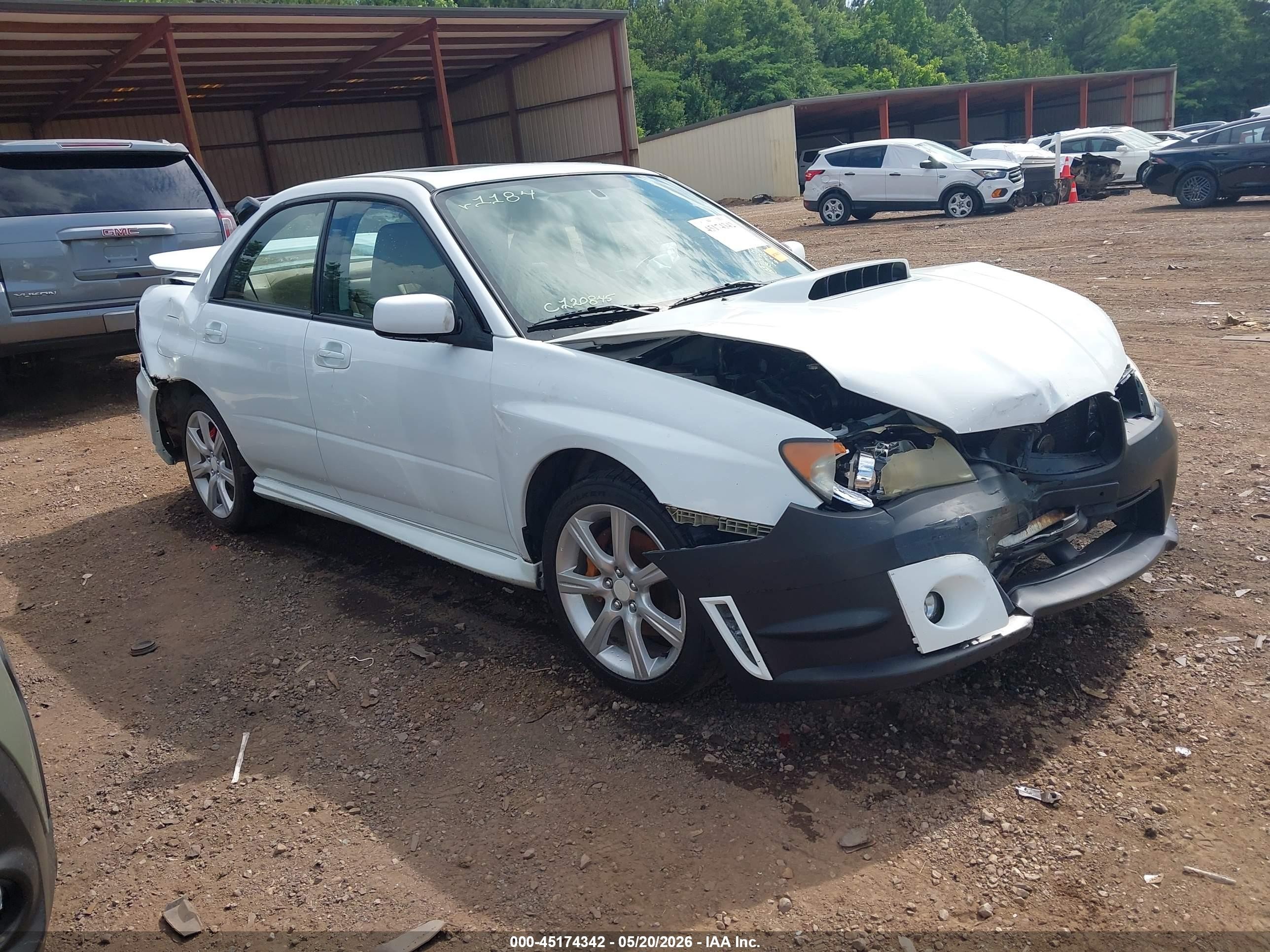 2006 Subaru Impreza WRX TR, VIN JF1GD79626G511184 — Перед