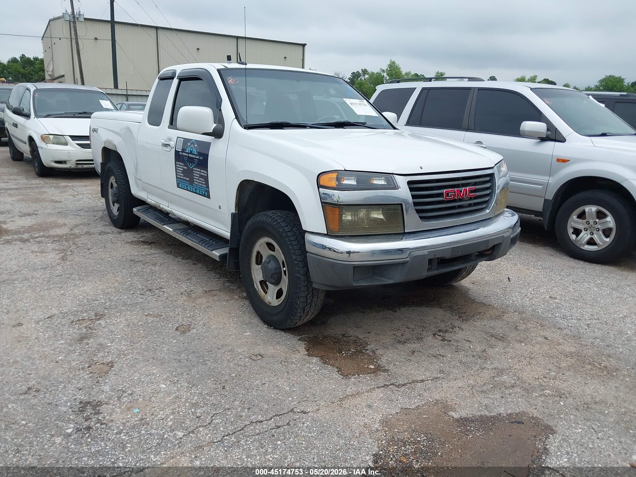 2009 GMC Canyon SLE1, VIN 1GTDT19E898151647 — Side