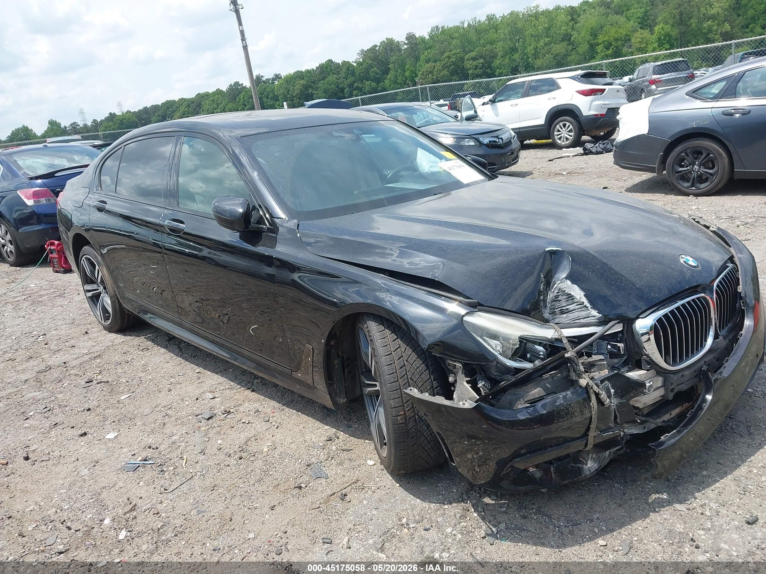 2016 BMW 7 Series 750i, VIN WBA7F0C55GGM20534 — Front end