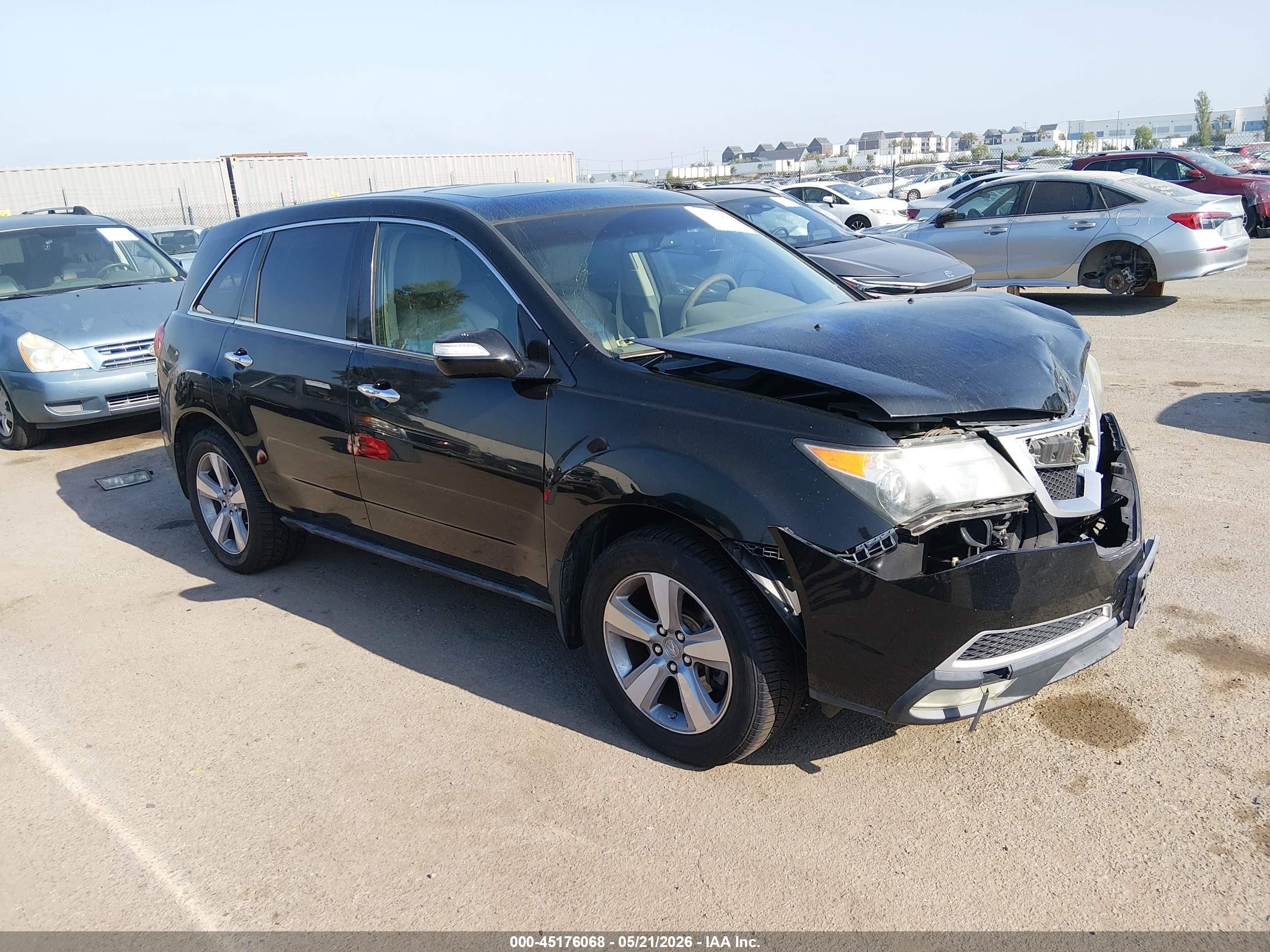 2012 Acura MDX Technology, VIN 2HNYD2H33CH522889 — Front end