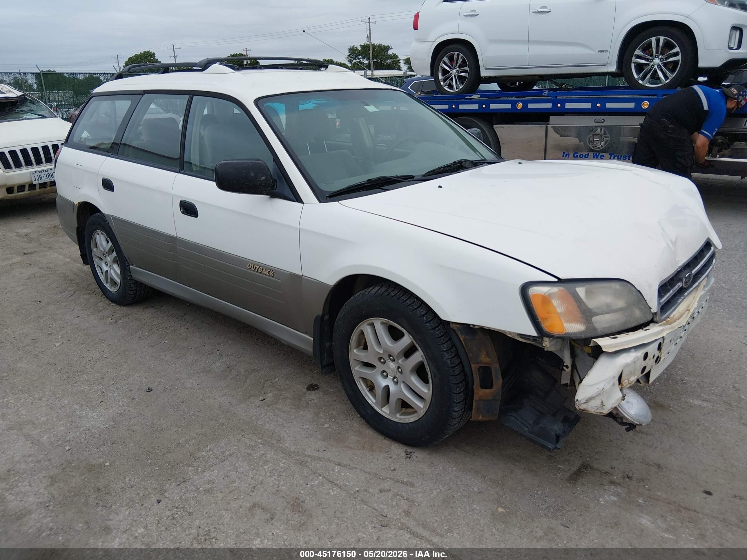 2001 Subaru Legacy Outback, VIN 4S3BH665317607753 — Перед
