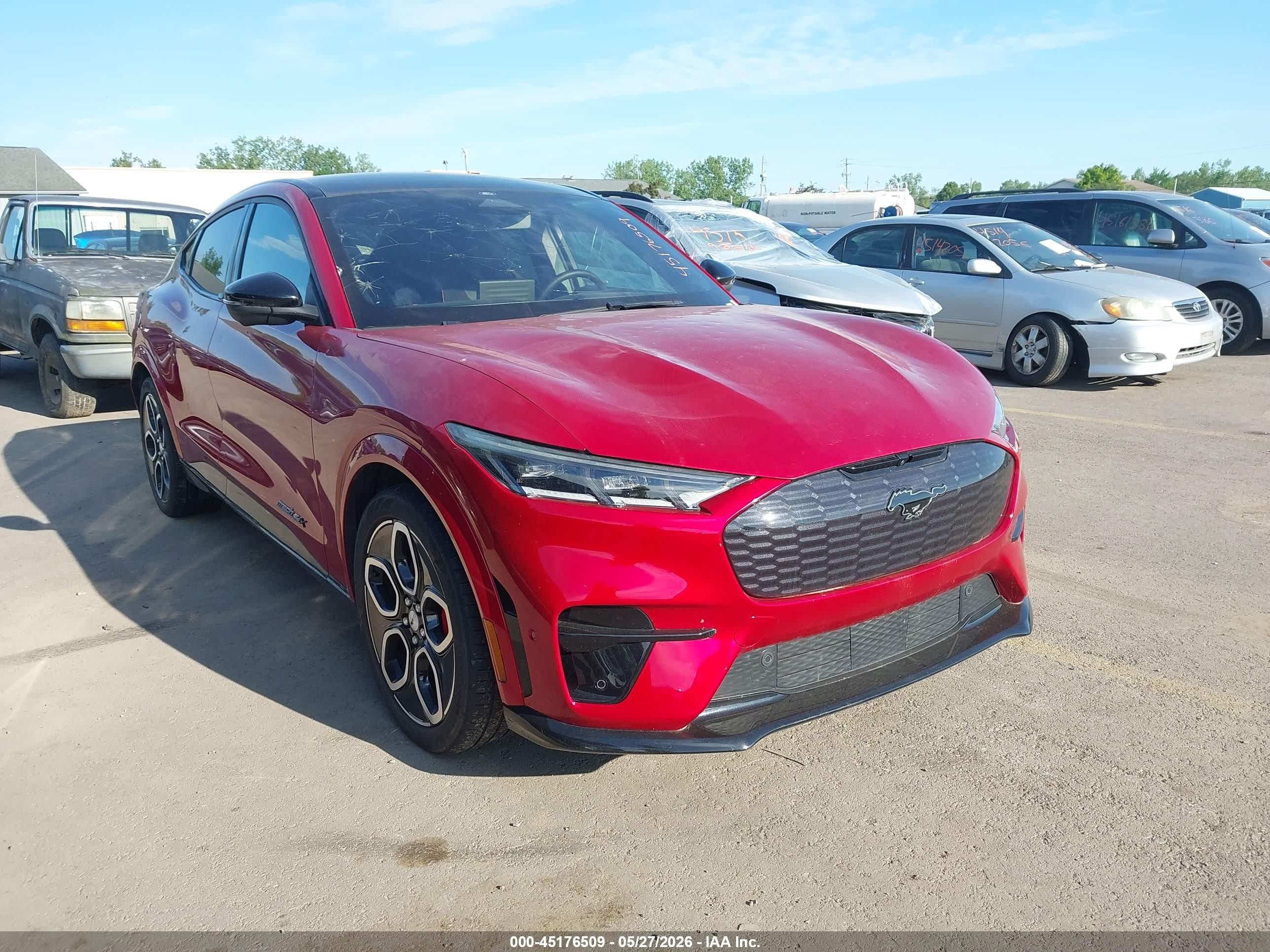 2023 Ford Mustang Mach-E GT, VIN 3FMTK4SE7PMA75224 — Hail