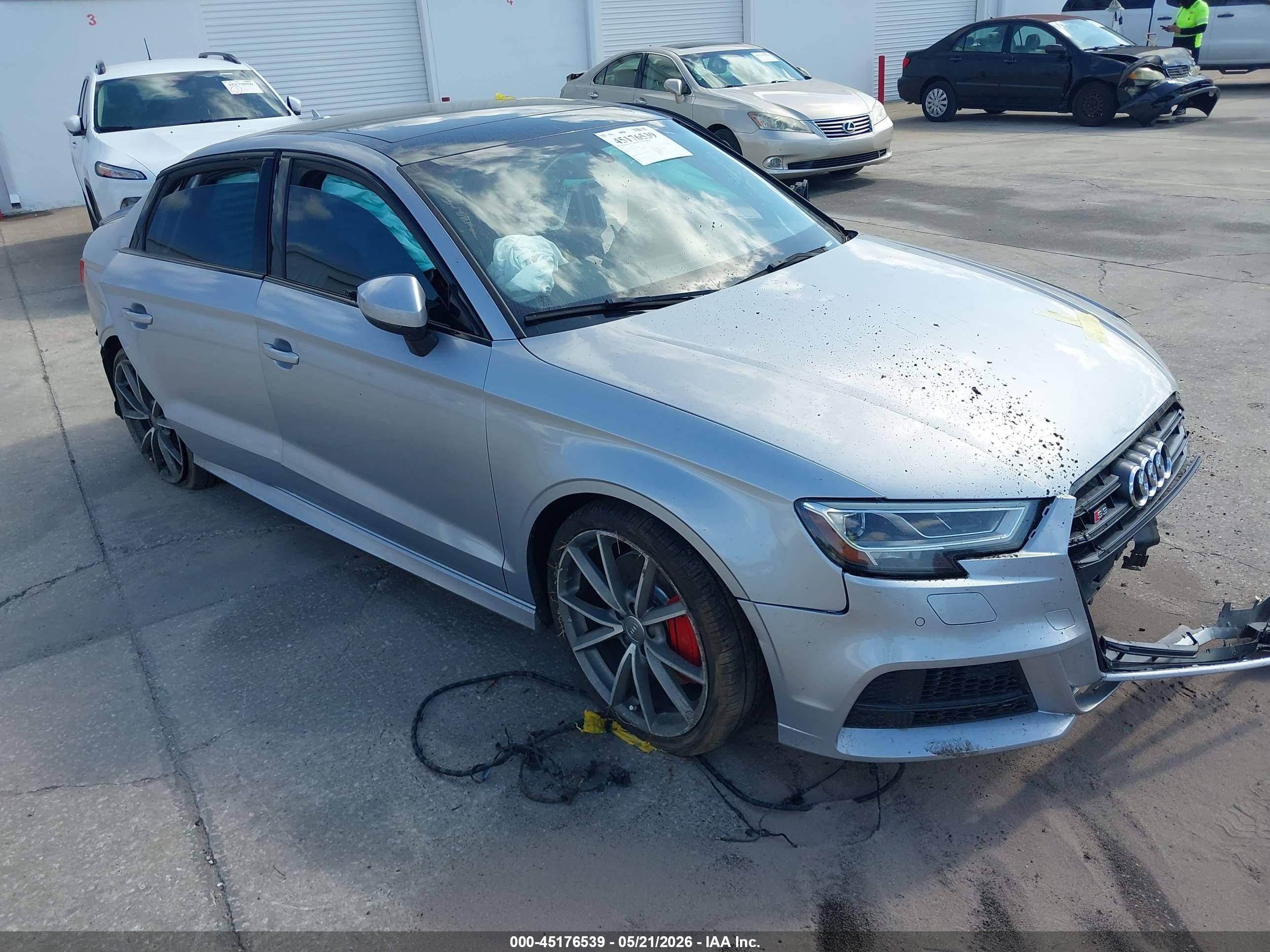 2018 Audi S3 Premium Plus, VIN WAUB1GFFXJ1043196 — All over