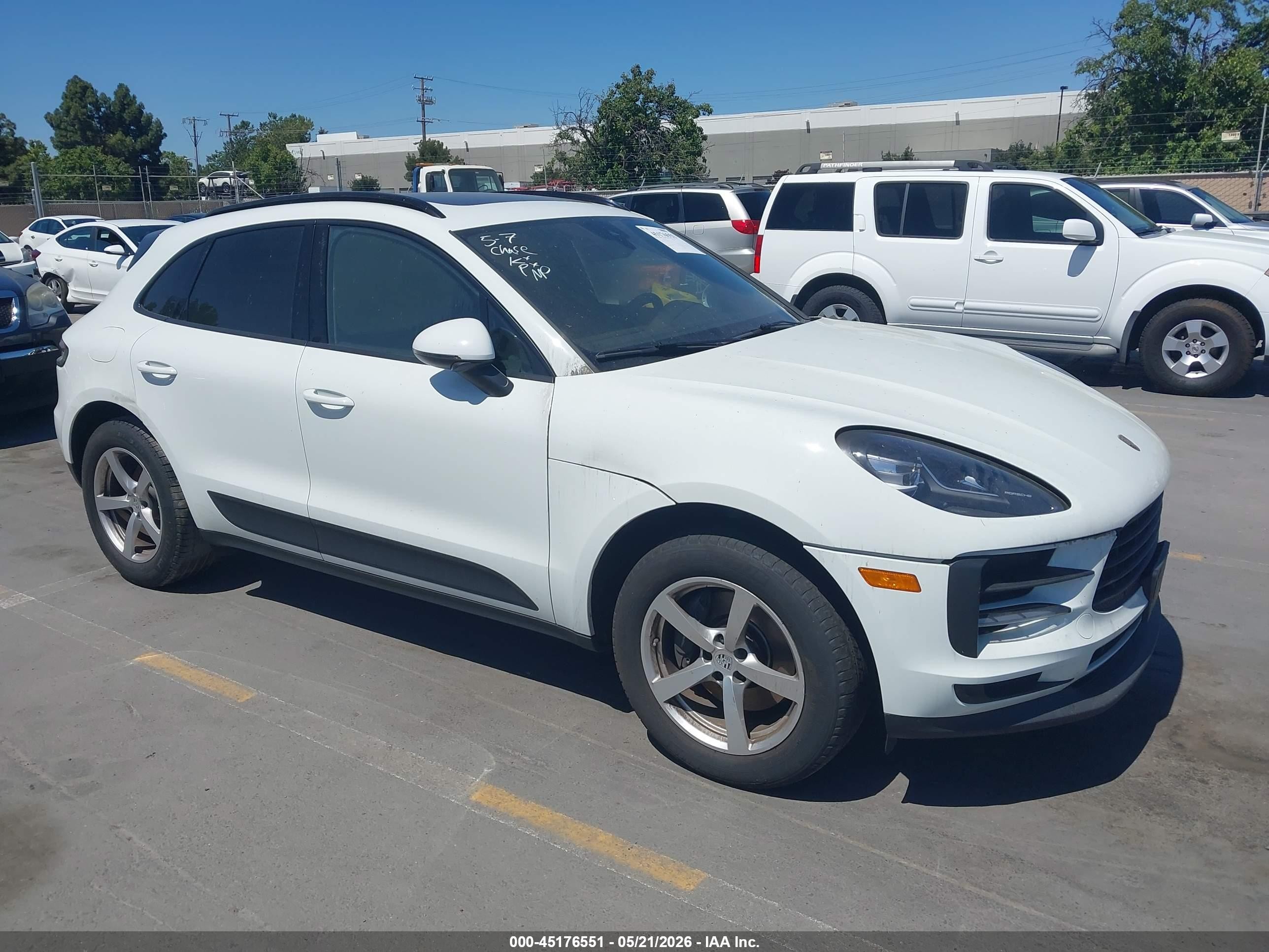 2019 Porsche Macan, VIN WP1AA2A57KLB01608 — Burn